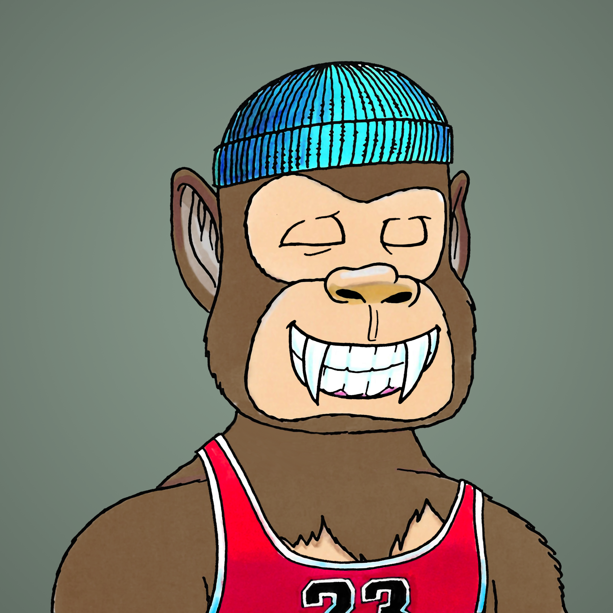 George Trosley - Jungle Freaks - Jungle Freak 7070 - NFT # 7070