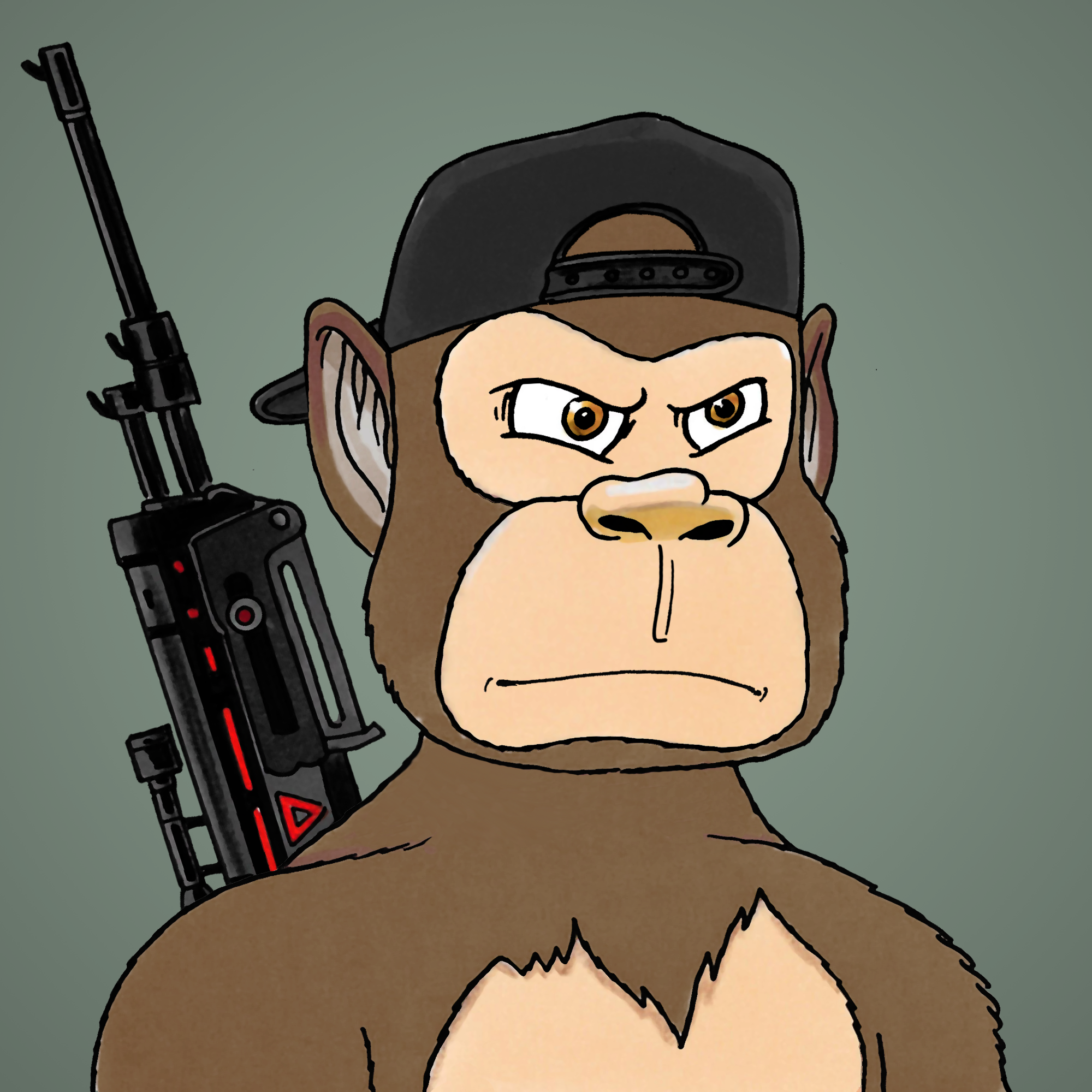 George Trosley - Jungle Freaks - Jungle Freak 7071 - NFT # 7071