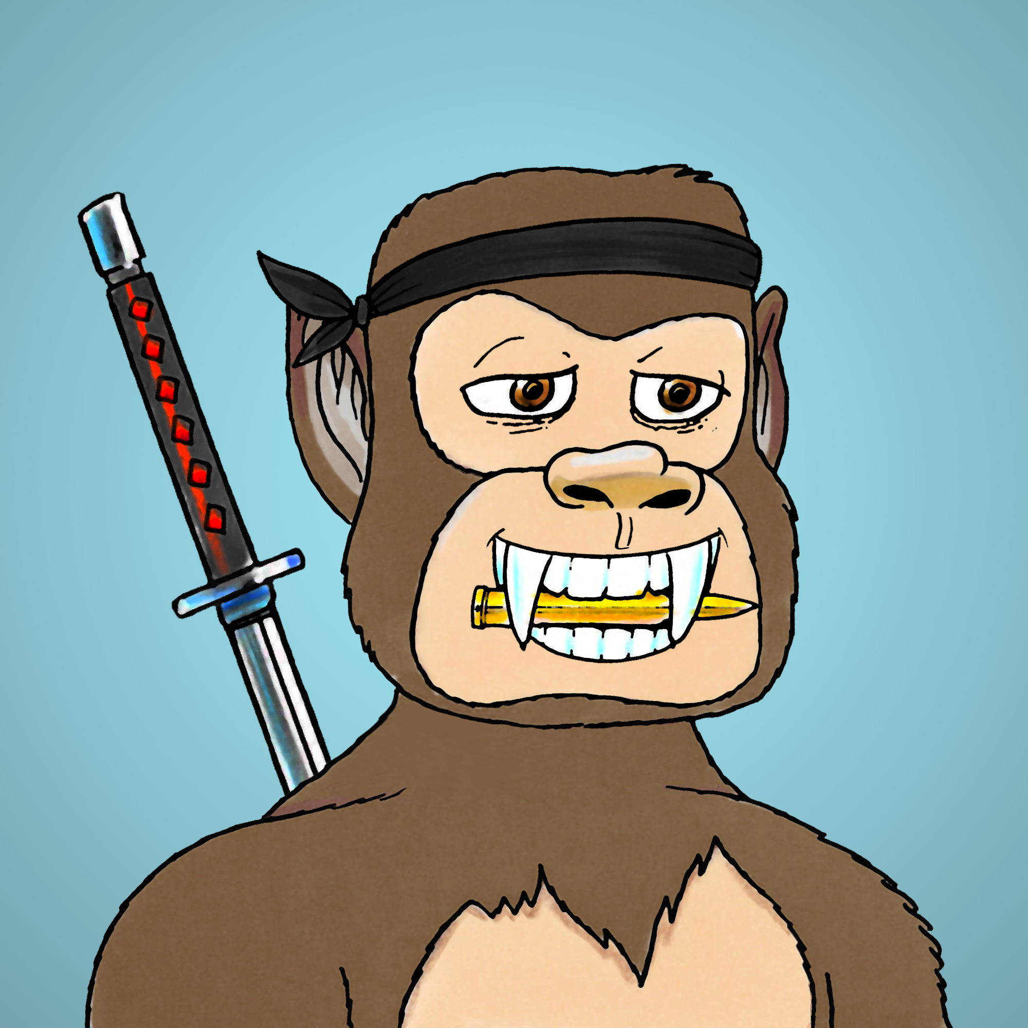 George Trosley - Jungle Freaks - Jungle Freak 7076 - NFT # 7076