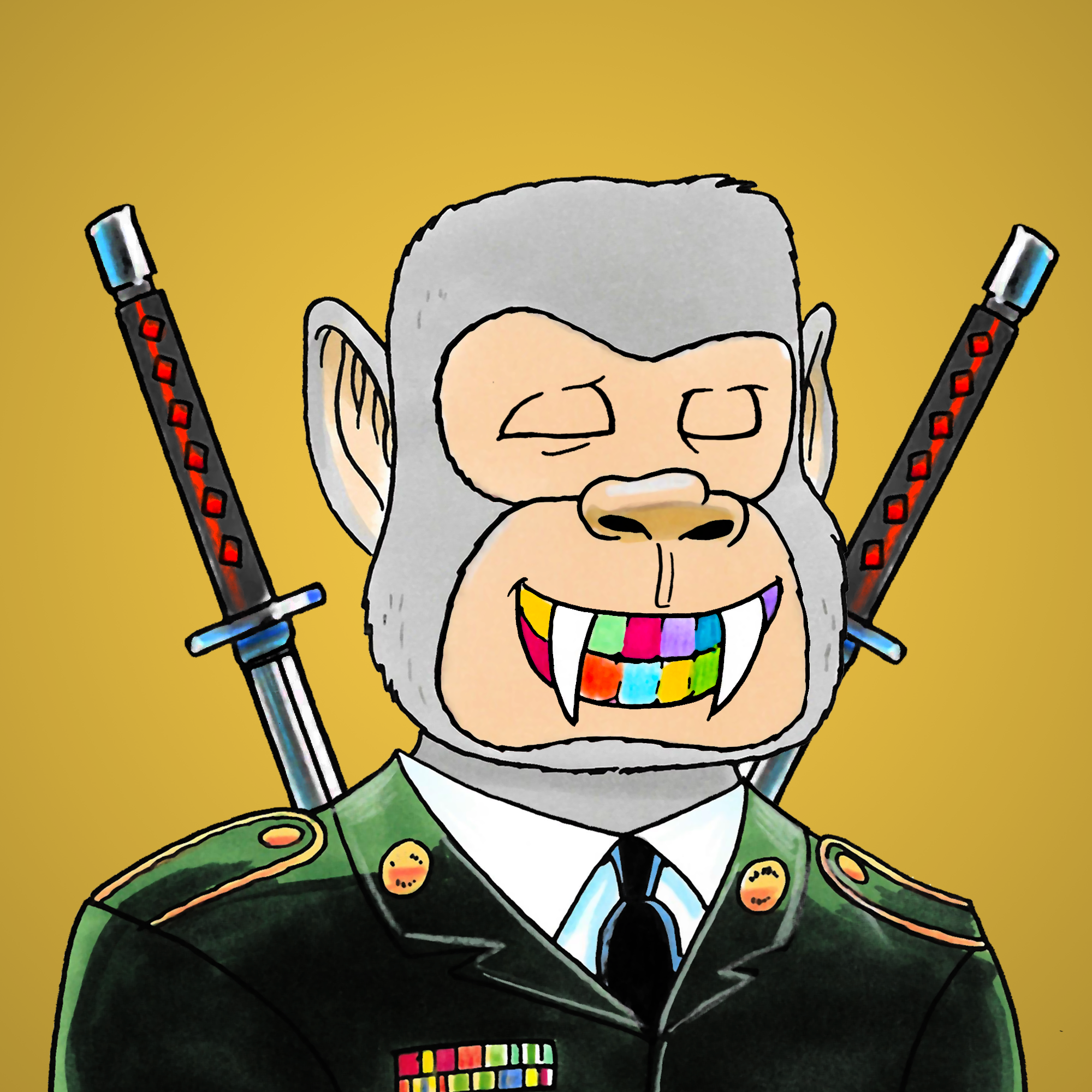 George Trosley - Jungle Freaks - Jungle Freak 708 - NFT # 708