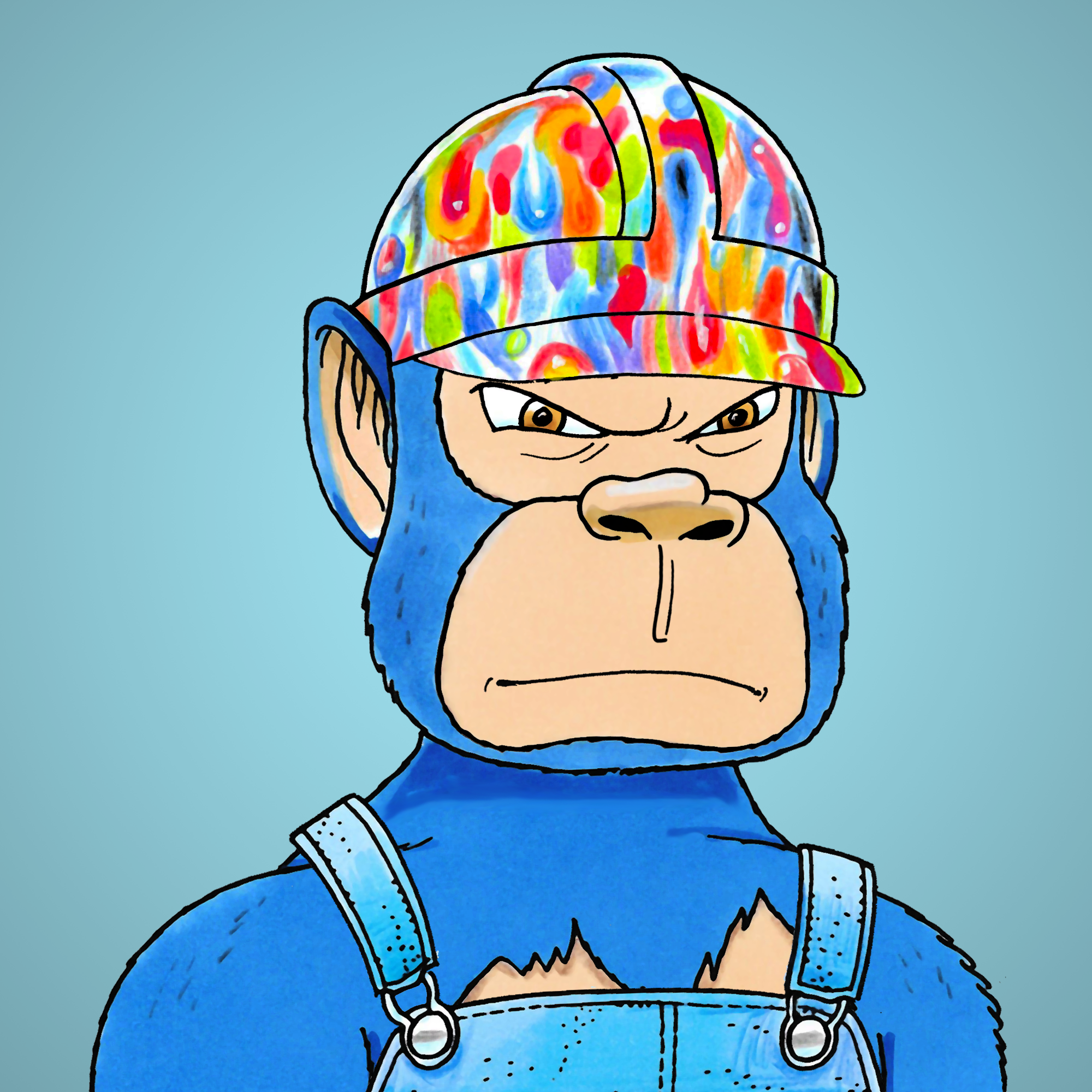 George Trosley - Jungle Freaks - Jungle Freak 7094 - NFT # 7094