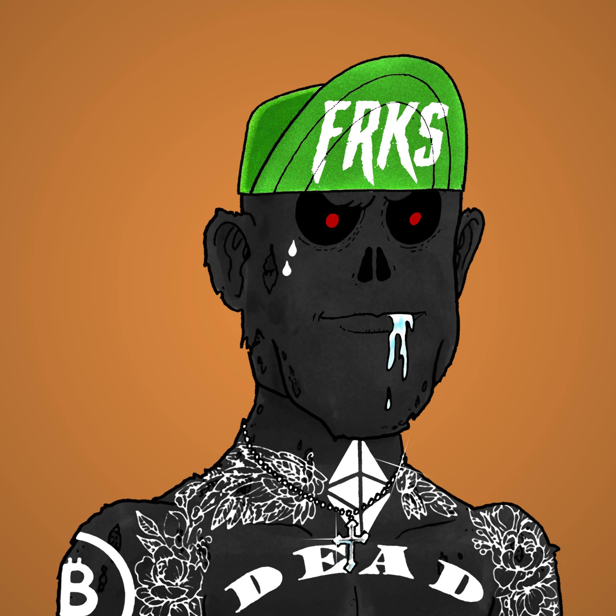 George Trosley - Jungle Freaks - Jungle Freak 7098 - NFT # 7098