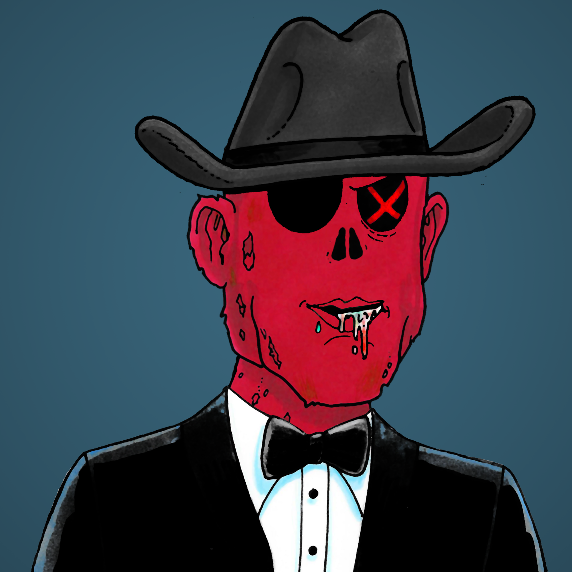 George Trosley - Jungle Freaks - Jungle Freak 7099 - NFT # 7099