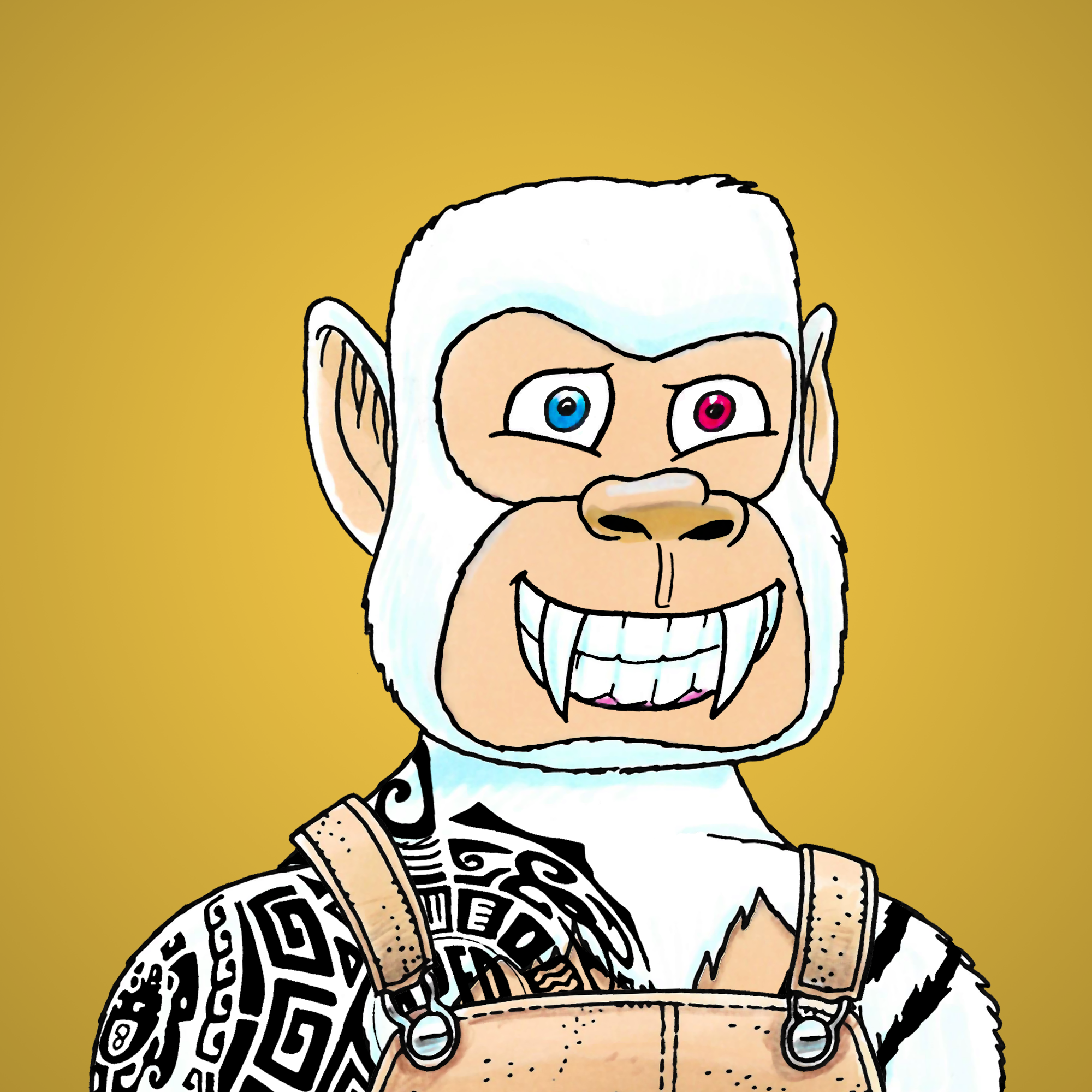 George Trosley - Jungle Freaks - Jungle Freak 7102 - NFT # 7102