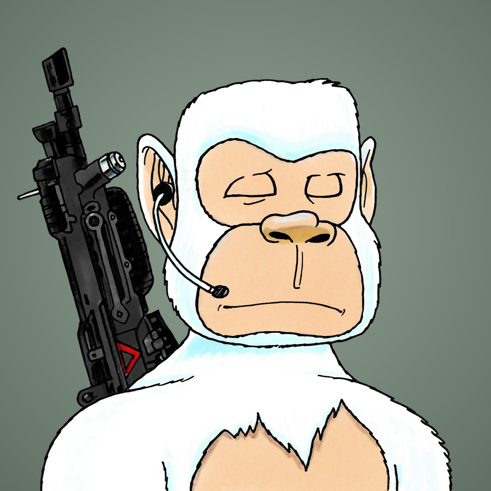 George Trosley - Jungle Freaks - Jungle Freak 7115 - NFT # 7115