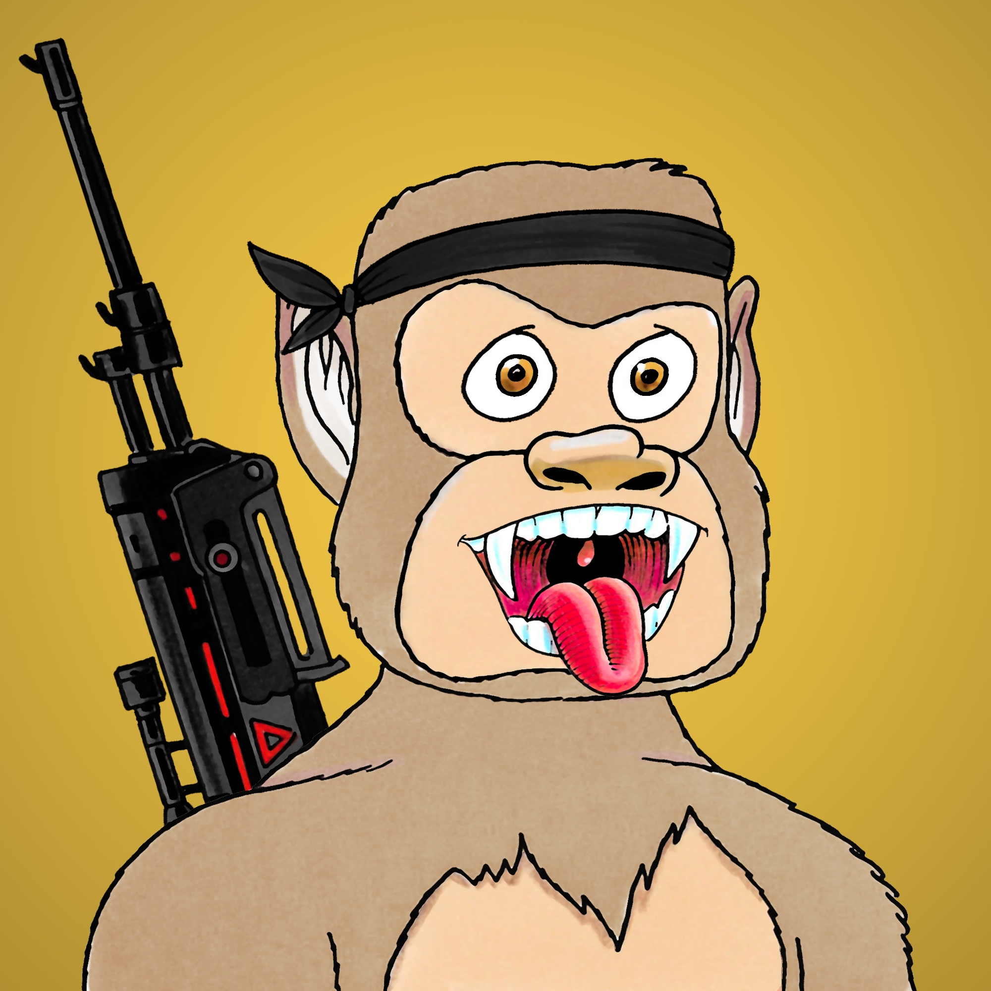 George Trosley - Jungle Freaks - Jungle Freak 7121 - NFT # 7121