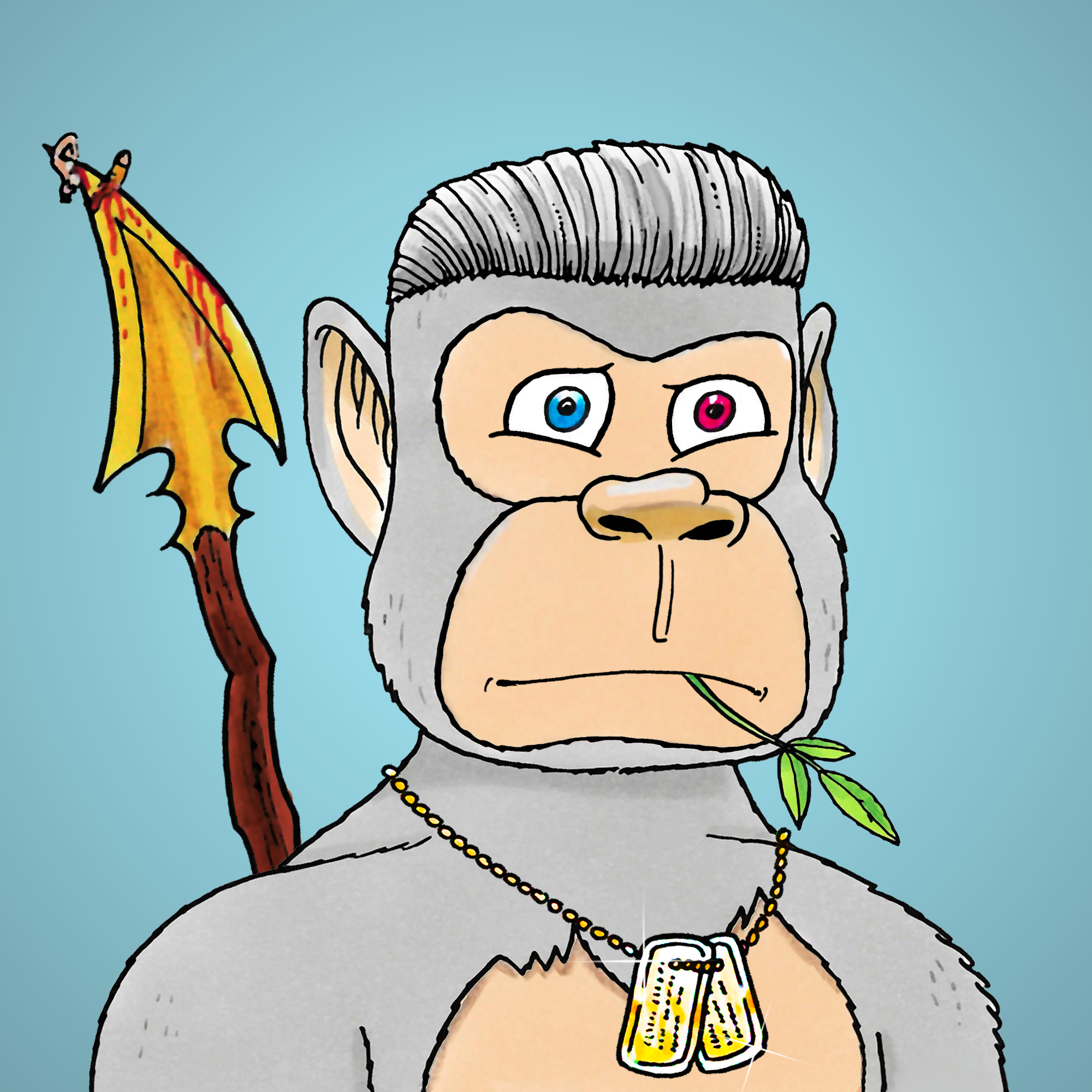 George Trosley - Jungle Freaks - Jungle Freak 7122 - NFT # 7122