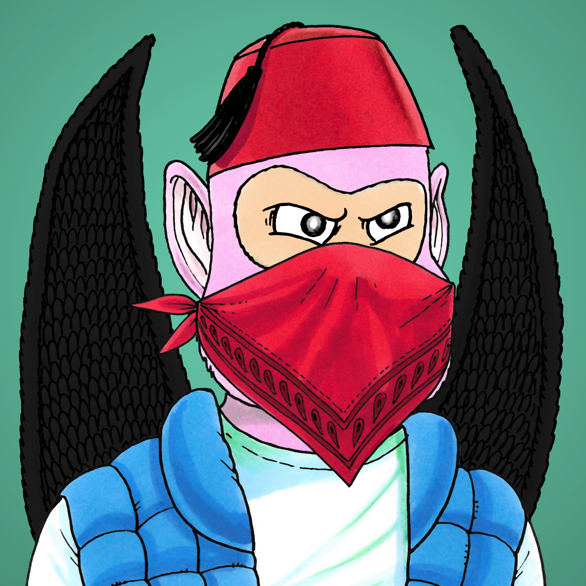 George Trosley - Jungle Freaks - Jungle Freak 7127 - NFT # 7127