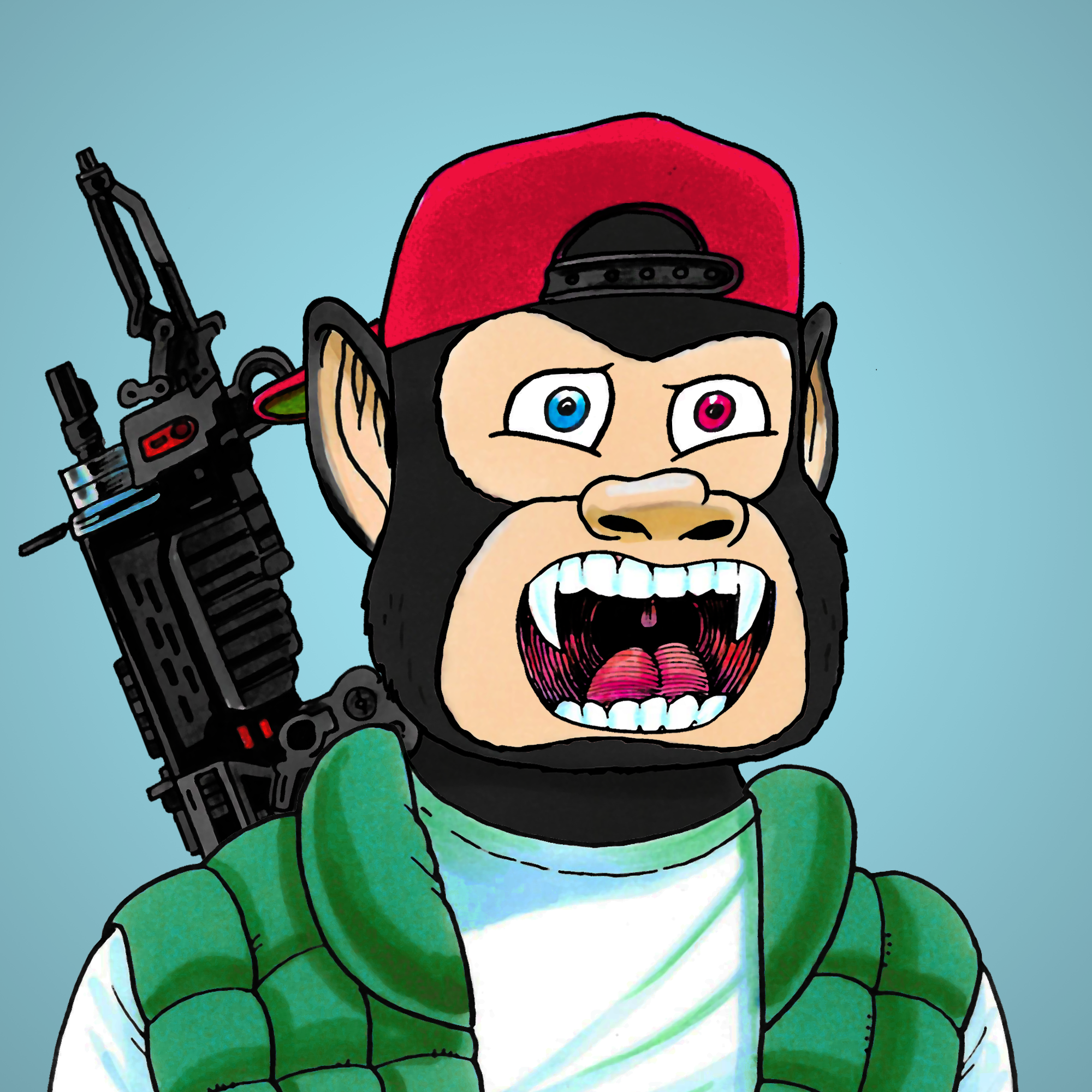 George Trosley - Jungle Freaks - Jungle Freak 713 - NFT # 713