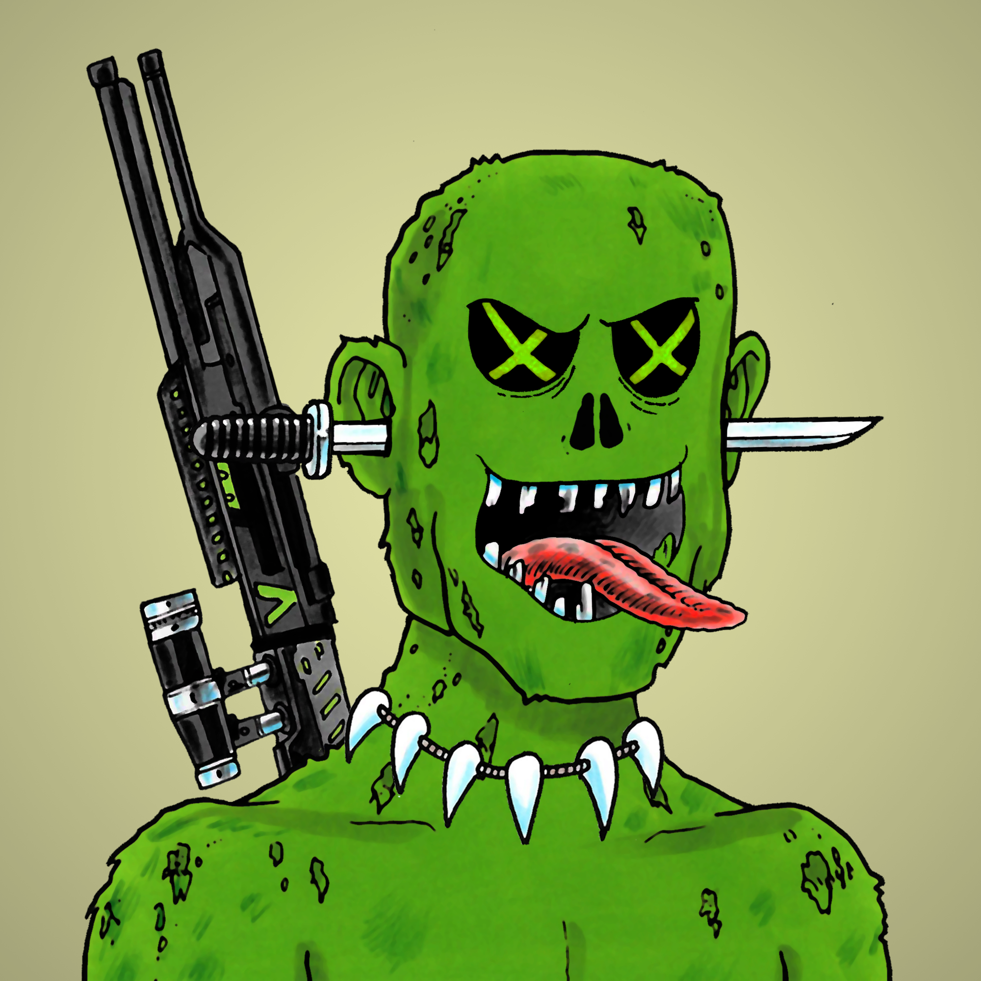 George Trosley - Jungle Freaks - Jungle Freak 7132 - NFT # 7132