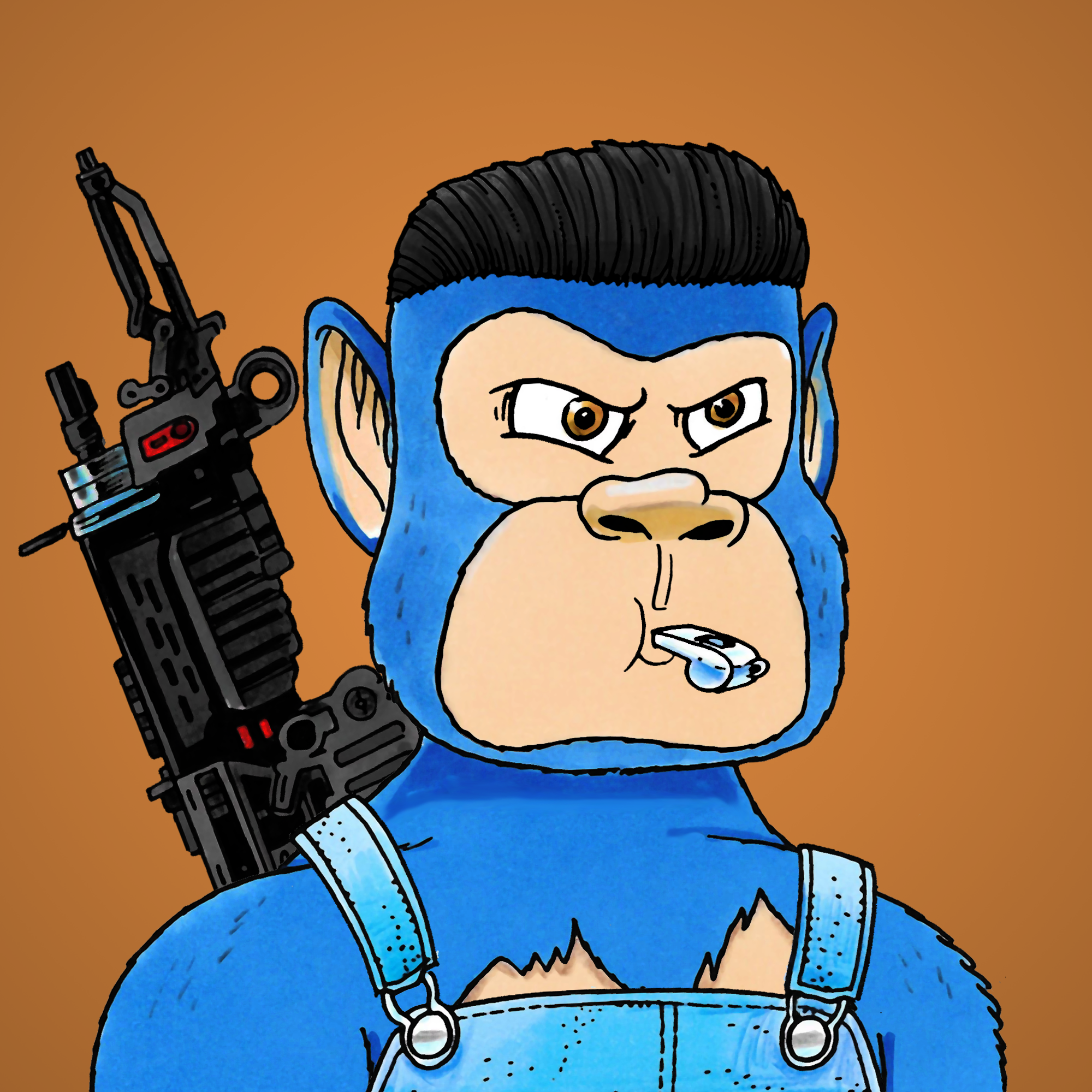 George Trosley - Jungle Freaks - Jungle Freak 7139 - NFT # 7139