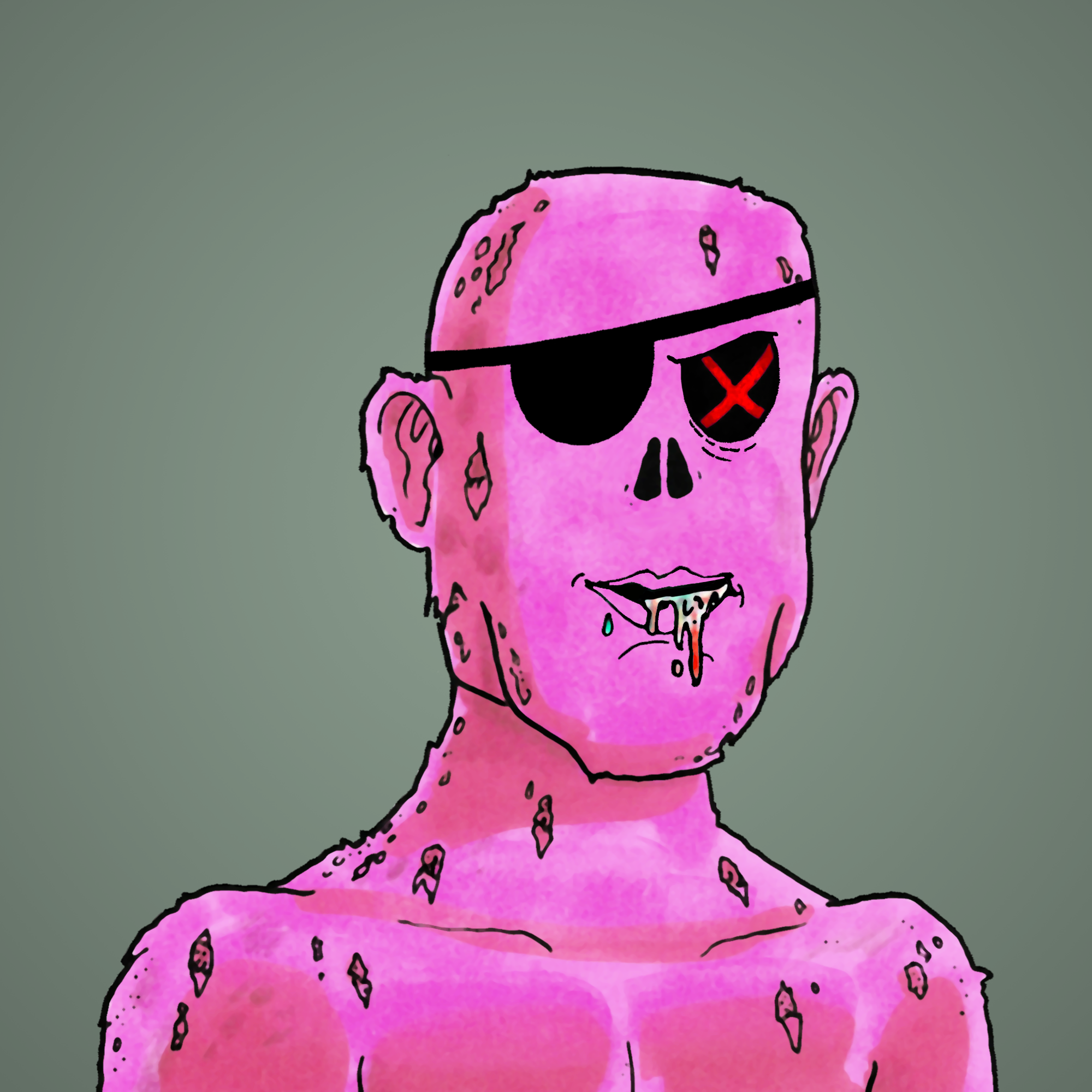 George Trosley - Jungle Freaks - Jungle Freak 7144 - NFT # 7144