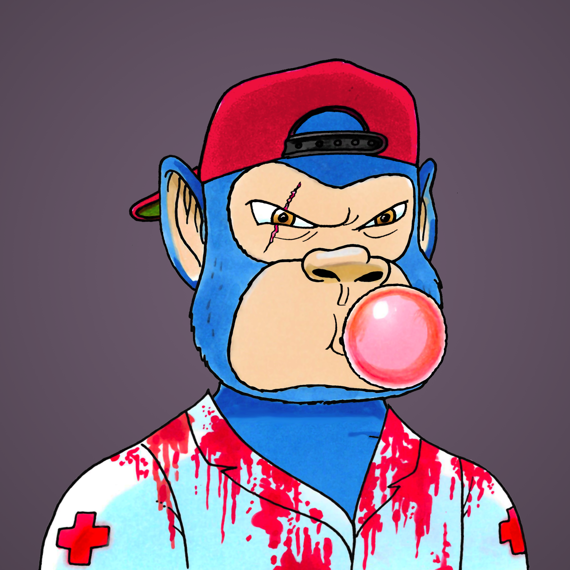 George Trosley - Jungle Freaks - Jungle Freak 7146 - NFT # 7146