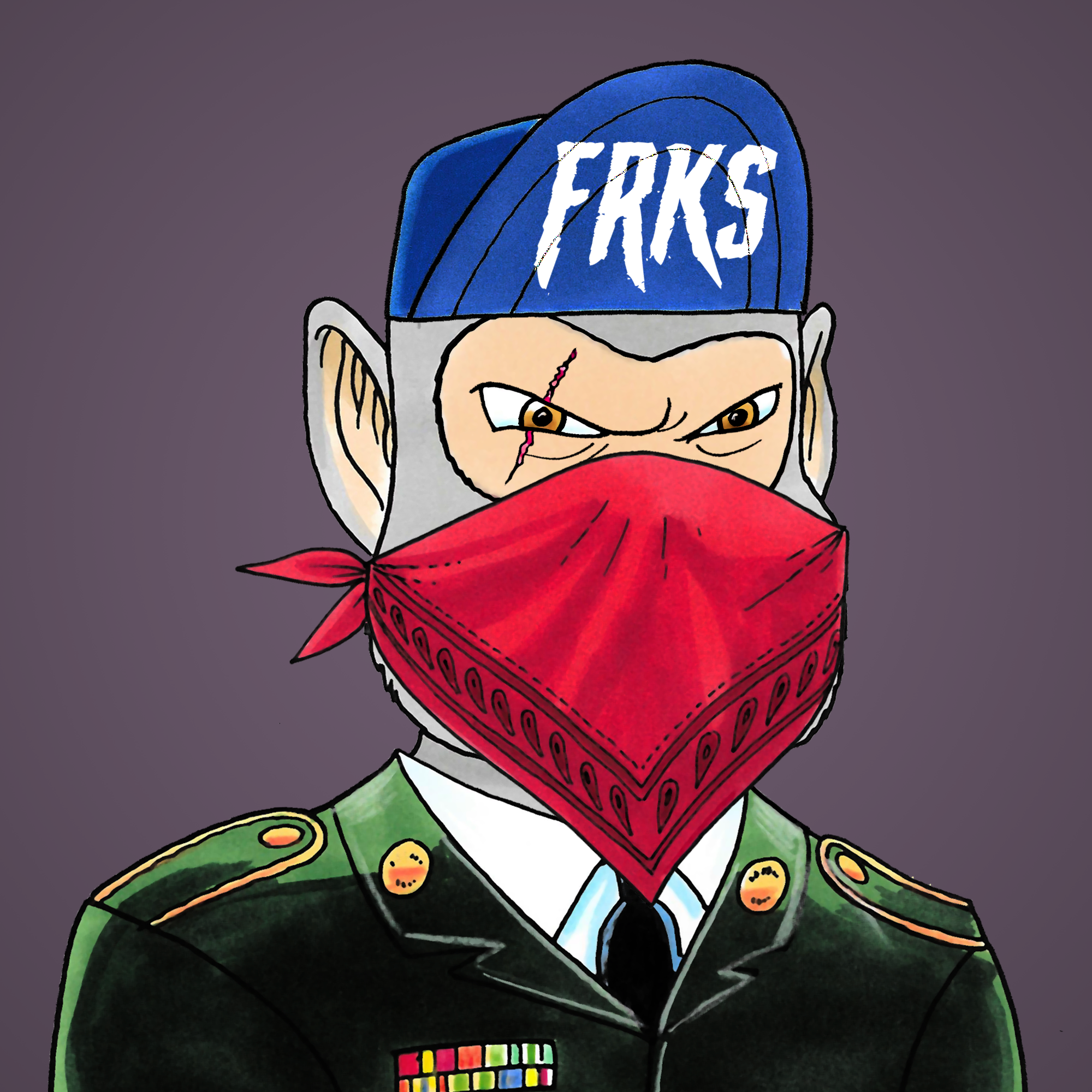 George Trosley - Jungle Freaks - Jungle Freak 7147 - NFT # 7147