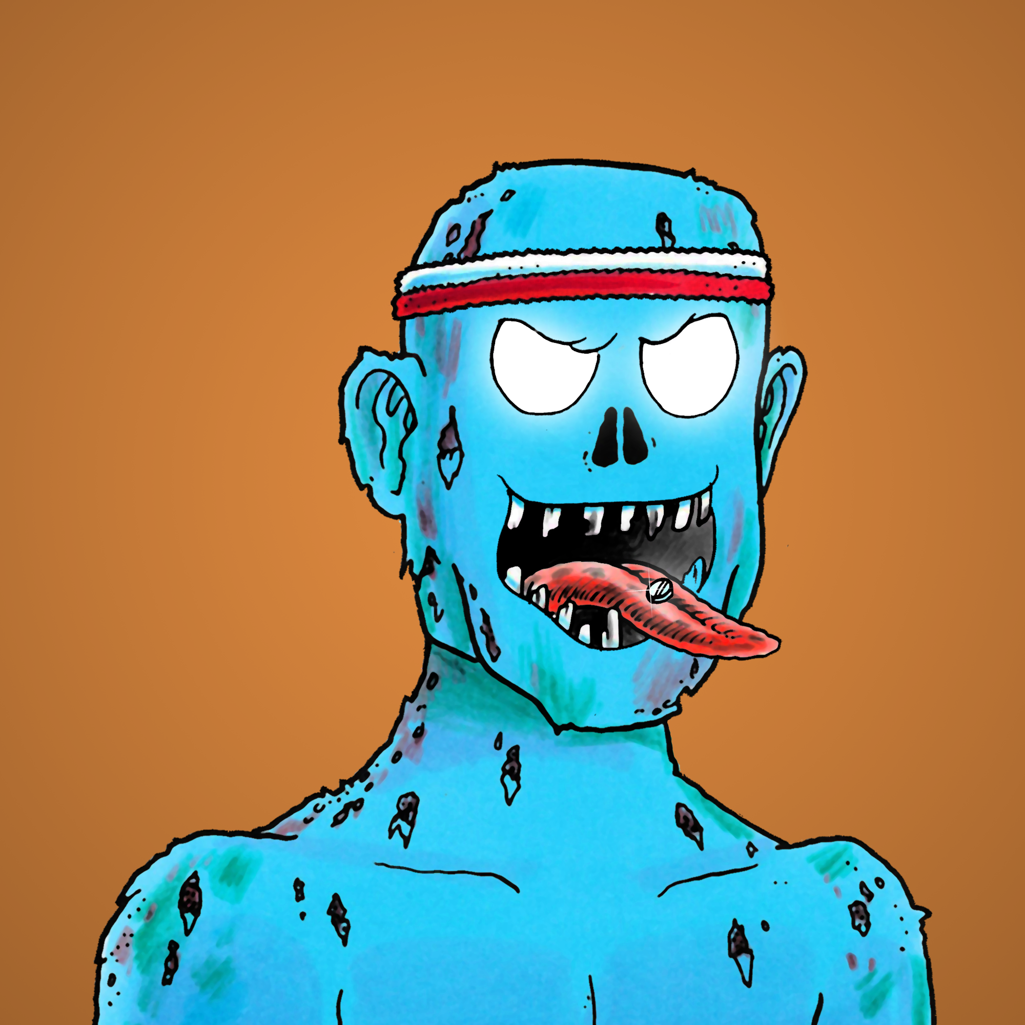 George Trosley - Jungle Freaks - Jungle Freak 7148 - NFT # 7148