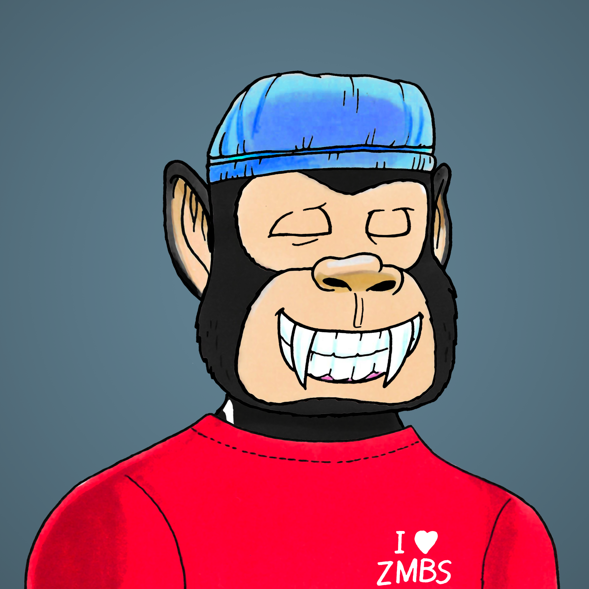 George Trosley - Jungle Freaks - Jungle Freak 7154 - NFT # 7154