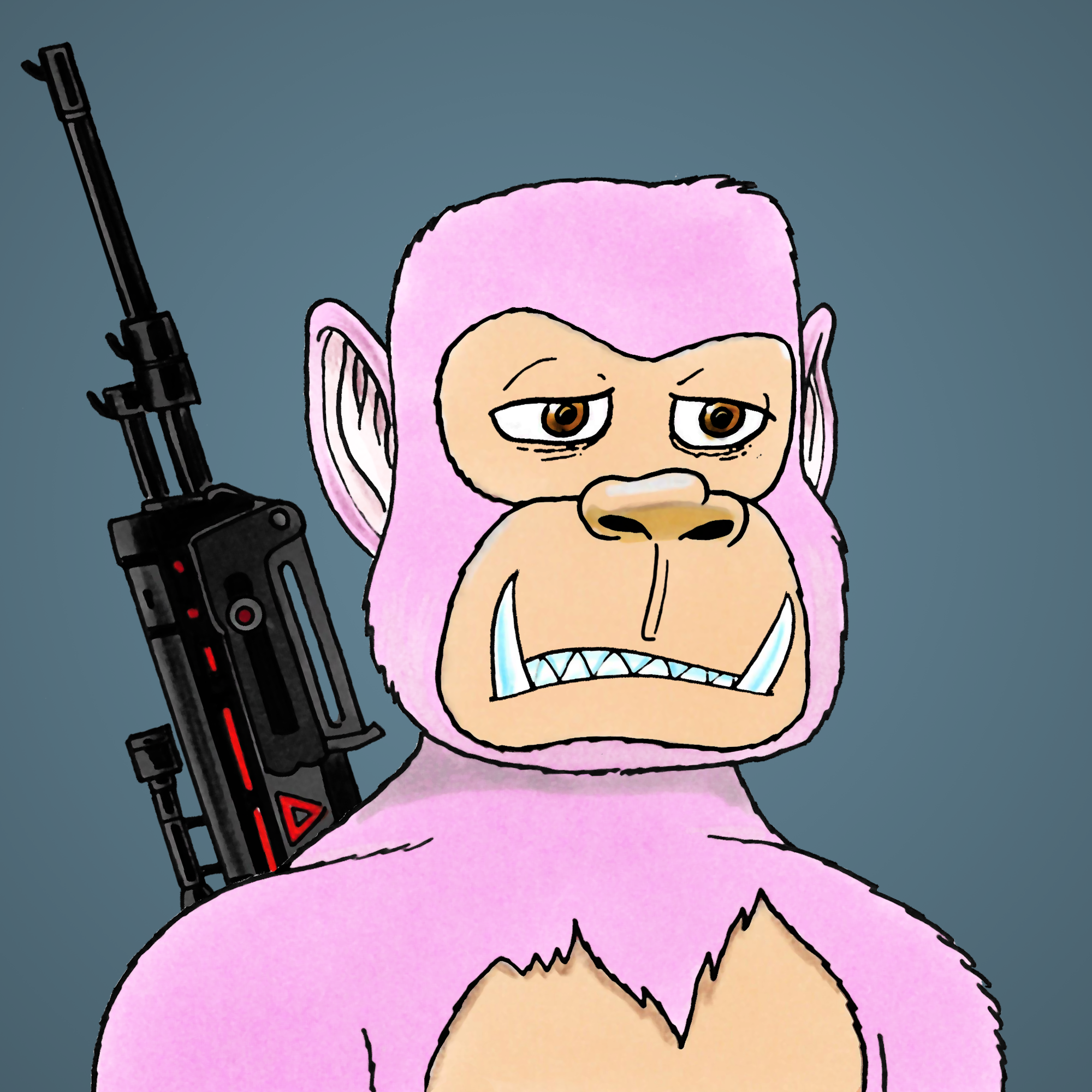 George Trosley - Jungle Freaks - Jungle Freak 7155 - NFT # 7155