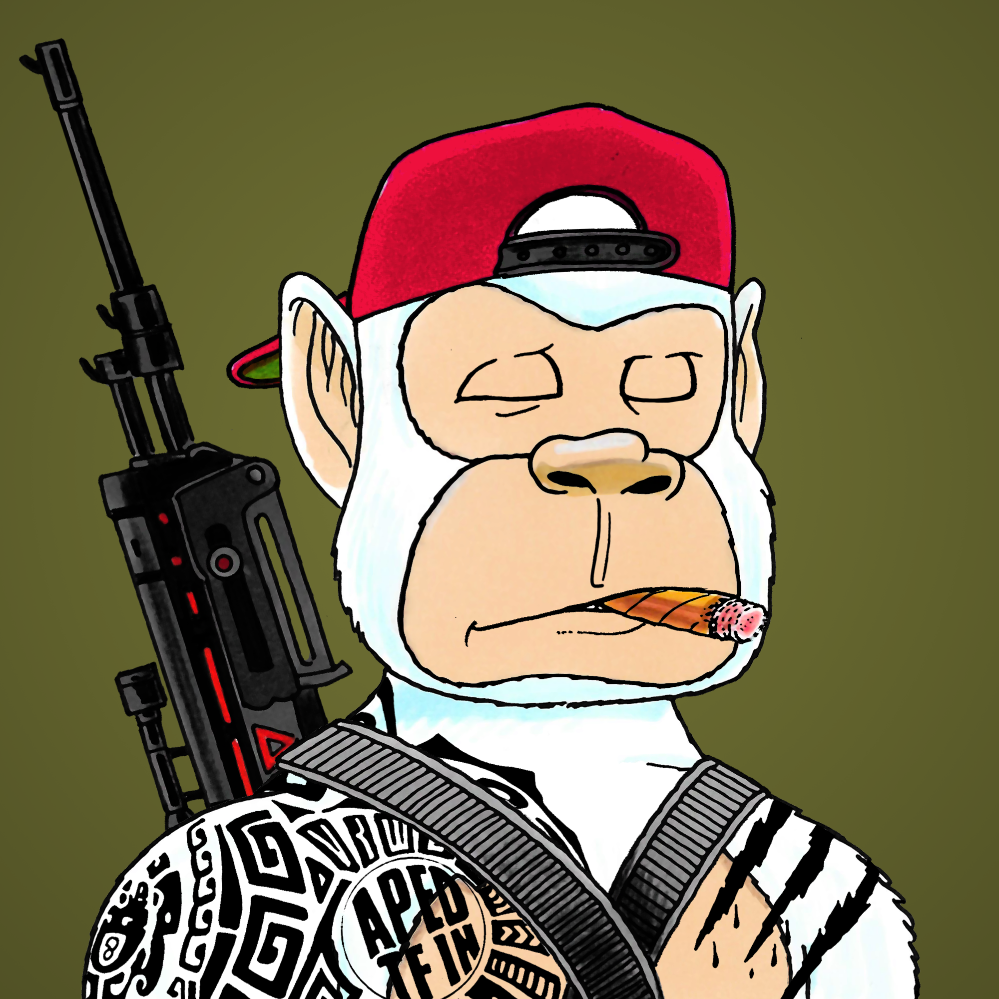 George Trosley - Jungle Freaks - Jungle Freak 716 - NFT # 716