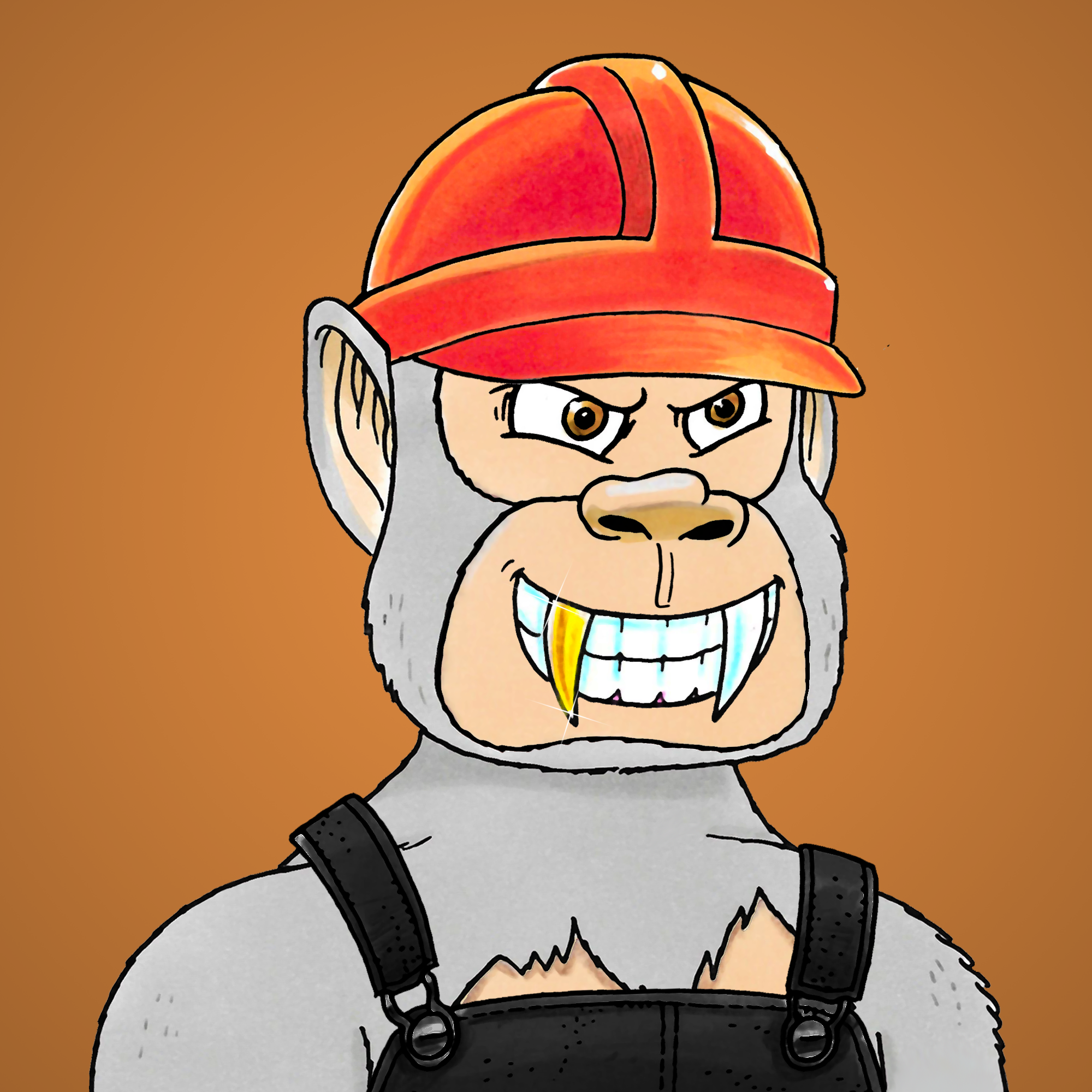 George Trosley - Jungle Freaks - Jungle Freak 7165 - NFT # 7165