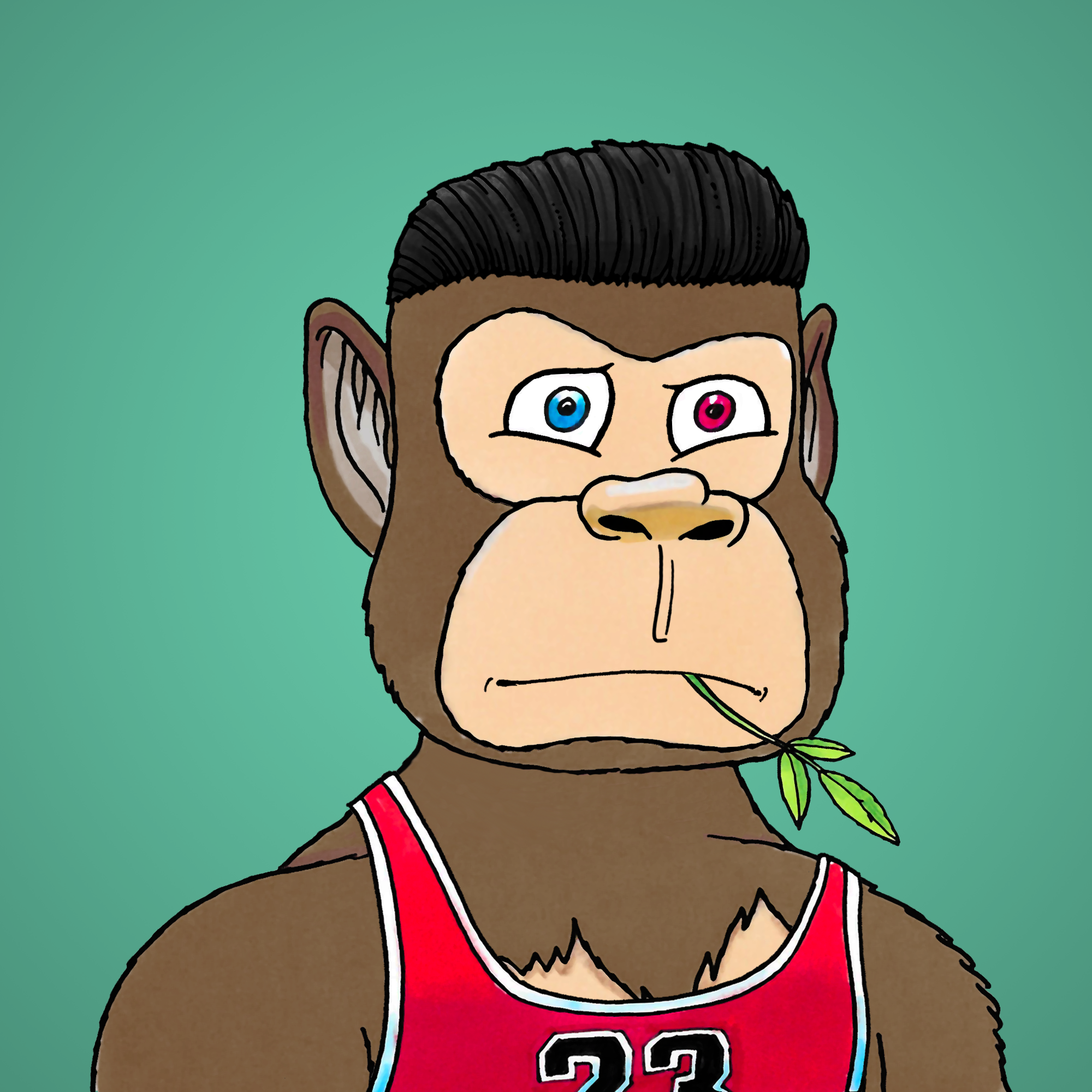 George Trosley - Jungle Freaks - Jungle Freak 7169 - NFT # 7169