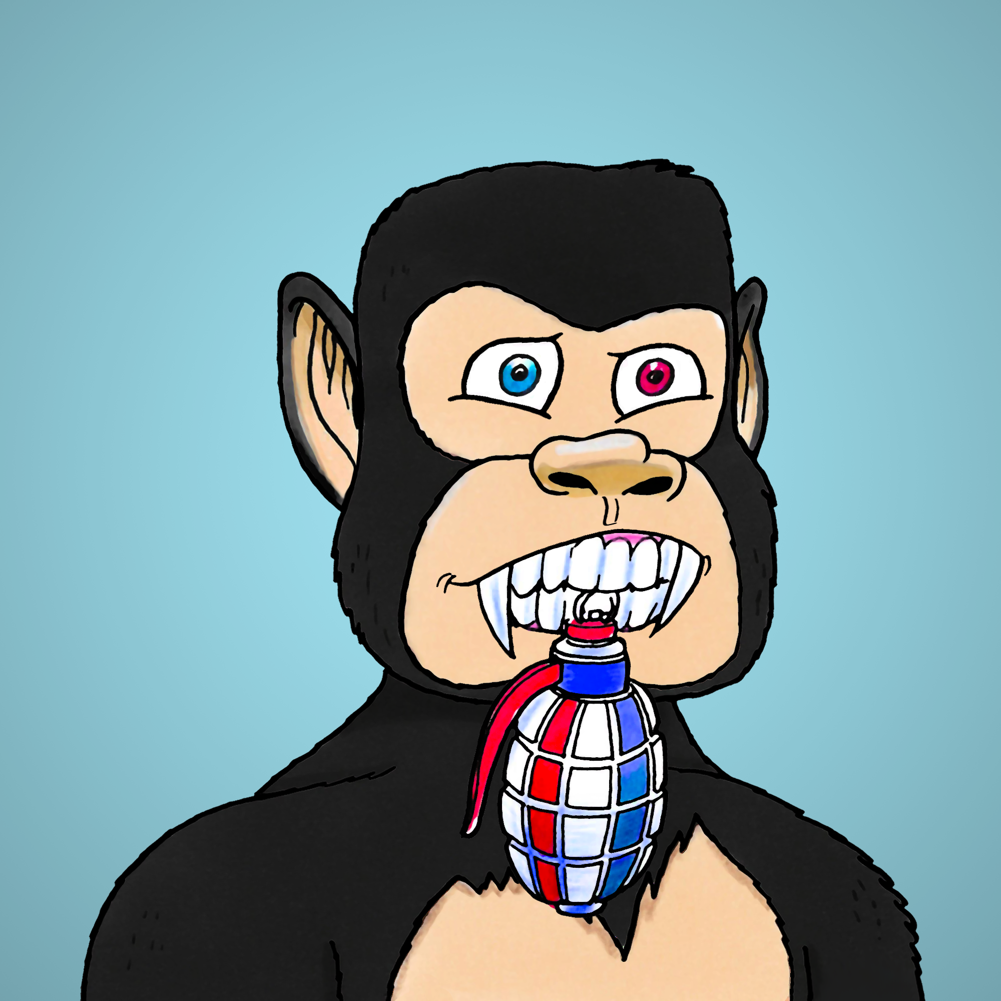 George Trosley - Jungle Freaks - Jungle Freak 717 - NFT # 717