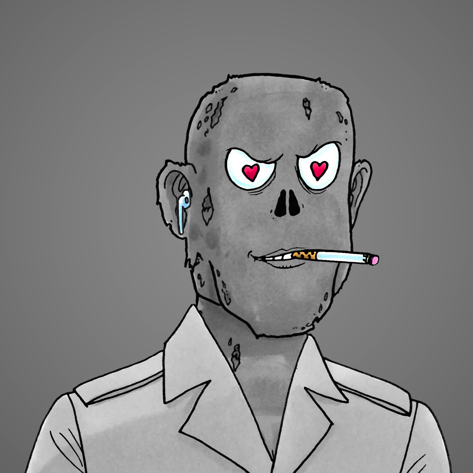 George Trosley - Jungle Freaks - Jungle Freak 7172 - NFT # 7172