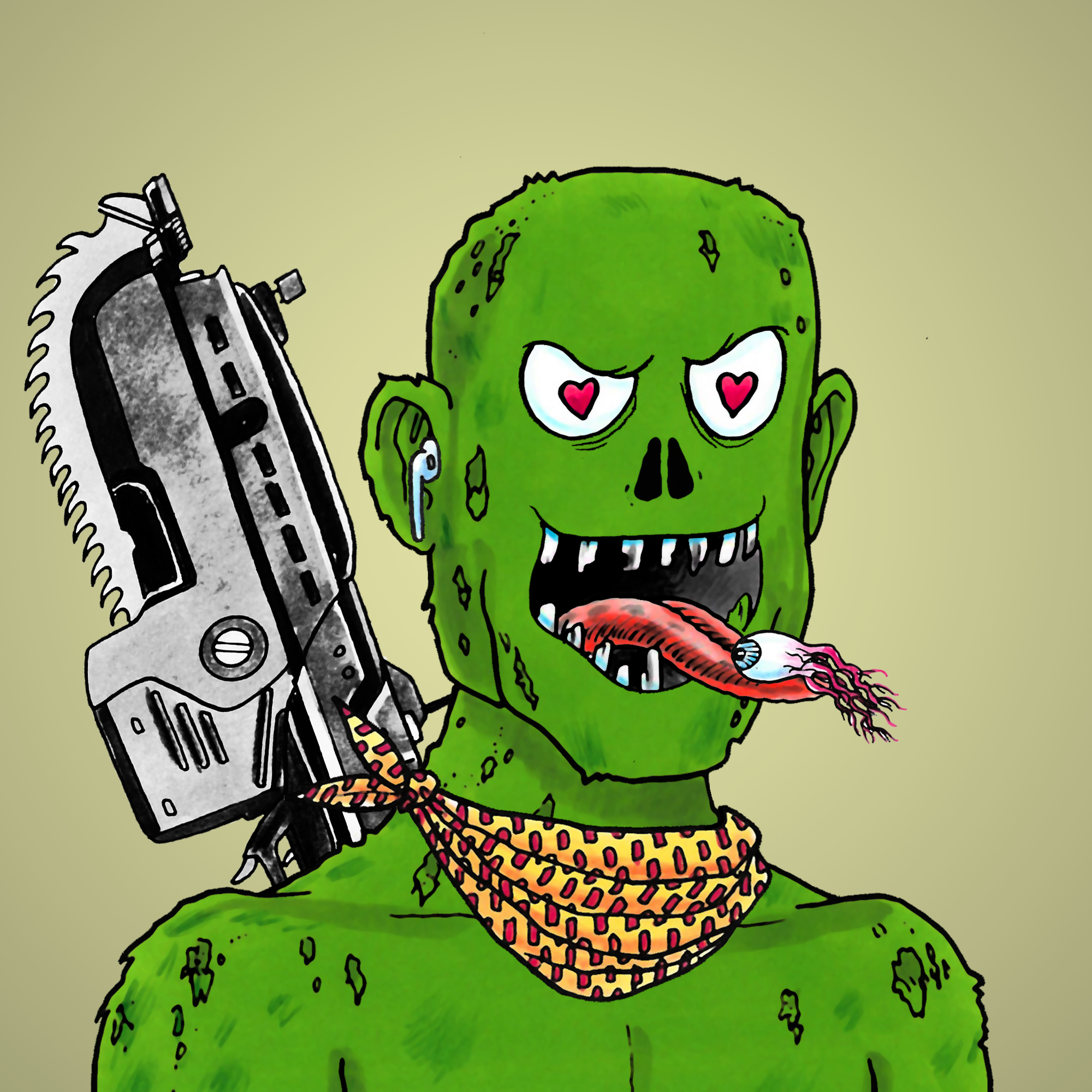 George Trosley - Jungle Freaks - Jungle Freak 718 - NFT # 718