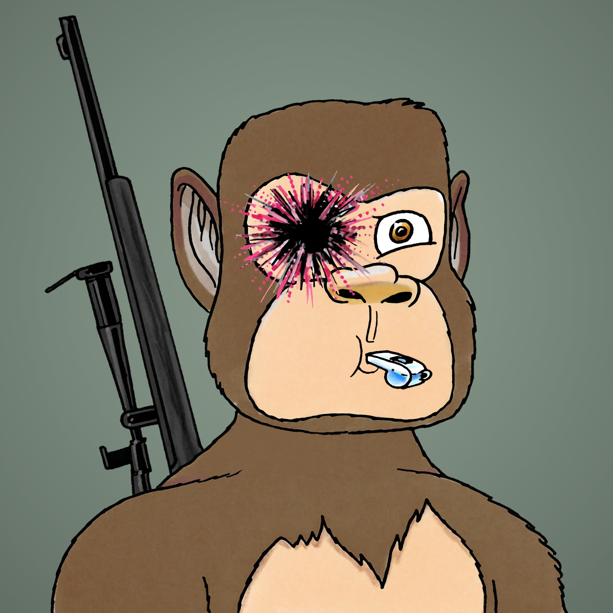 George Trosley - Jungle Freaks - Jungle Freak 7180 - NFT # 7180