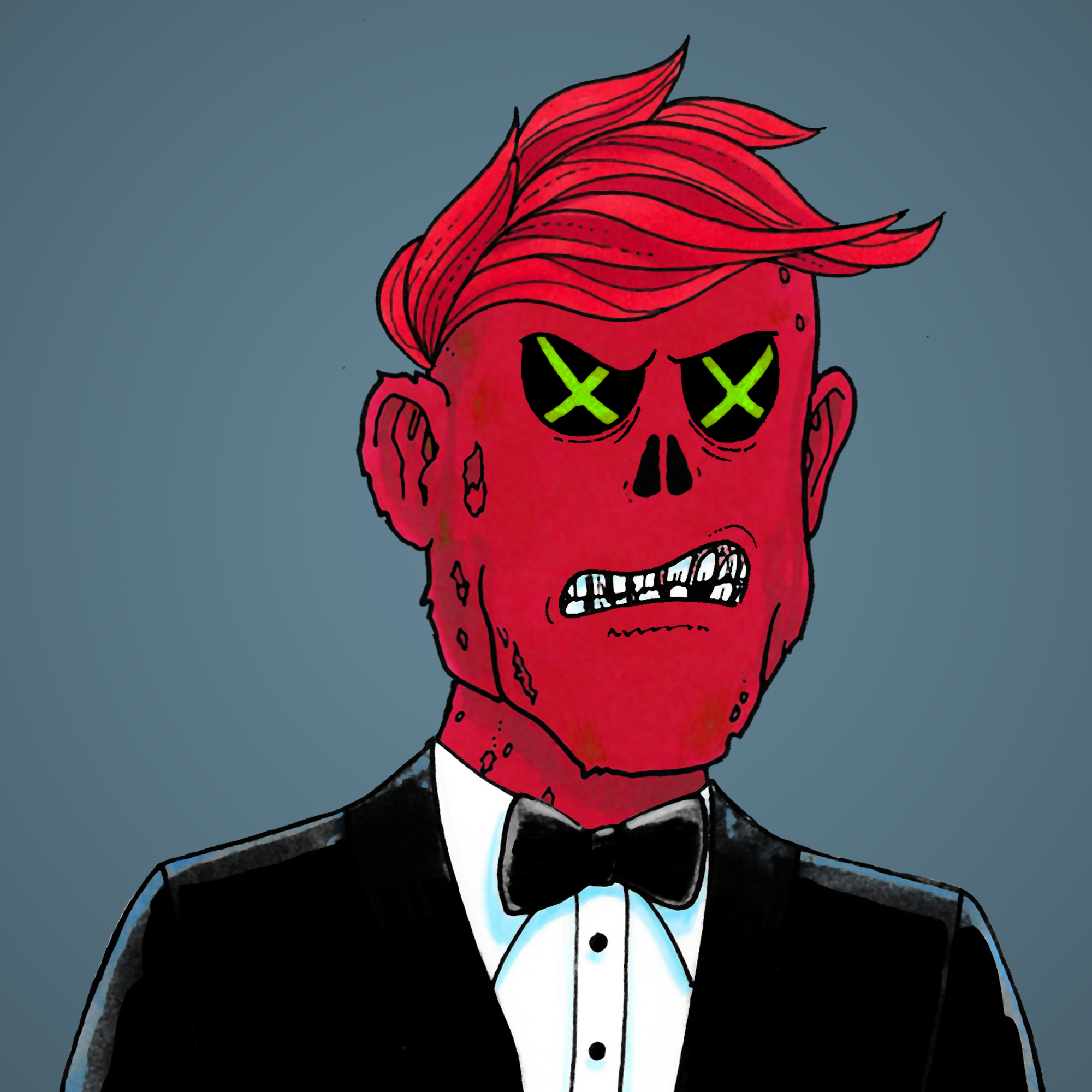 George Trosley - Jungle Freaks - Jungle Freak 7182 - NFT # 7182