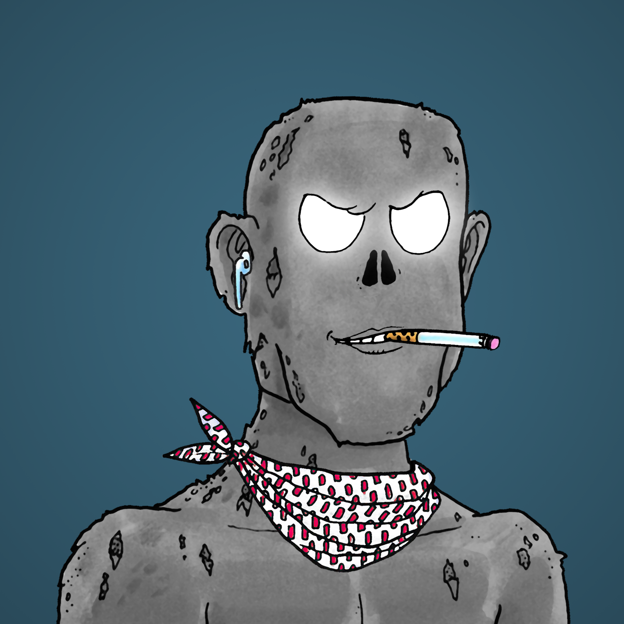 George Trosley - Jungle Freaks - Jungle Freak 7186 - NFT # 7186