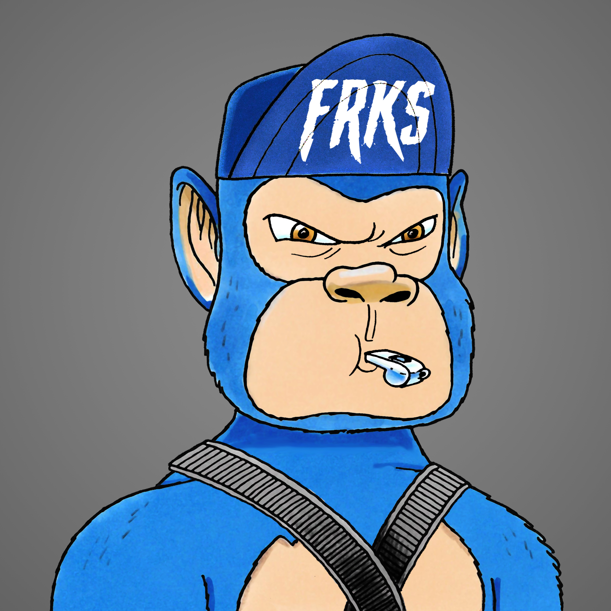 George Trosley - Jungle Freaks - Jungle Freak 7187 - NFT # 7187