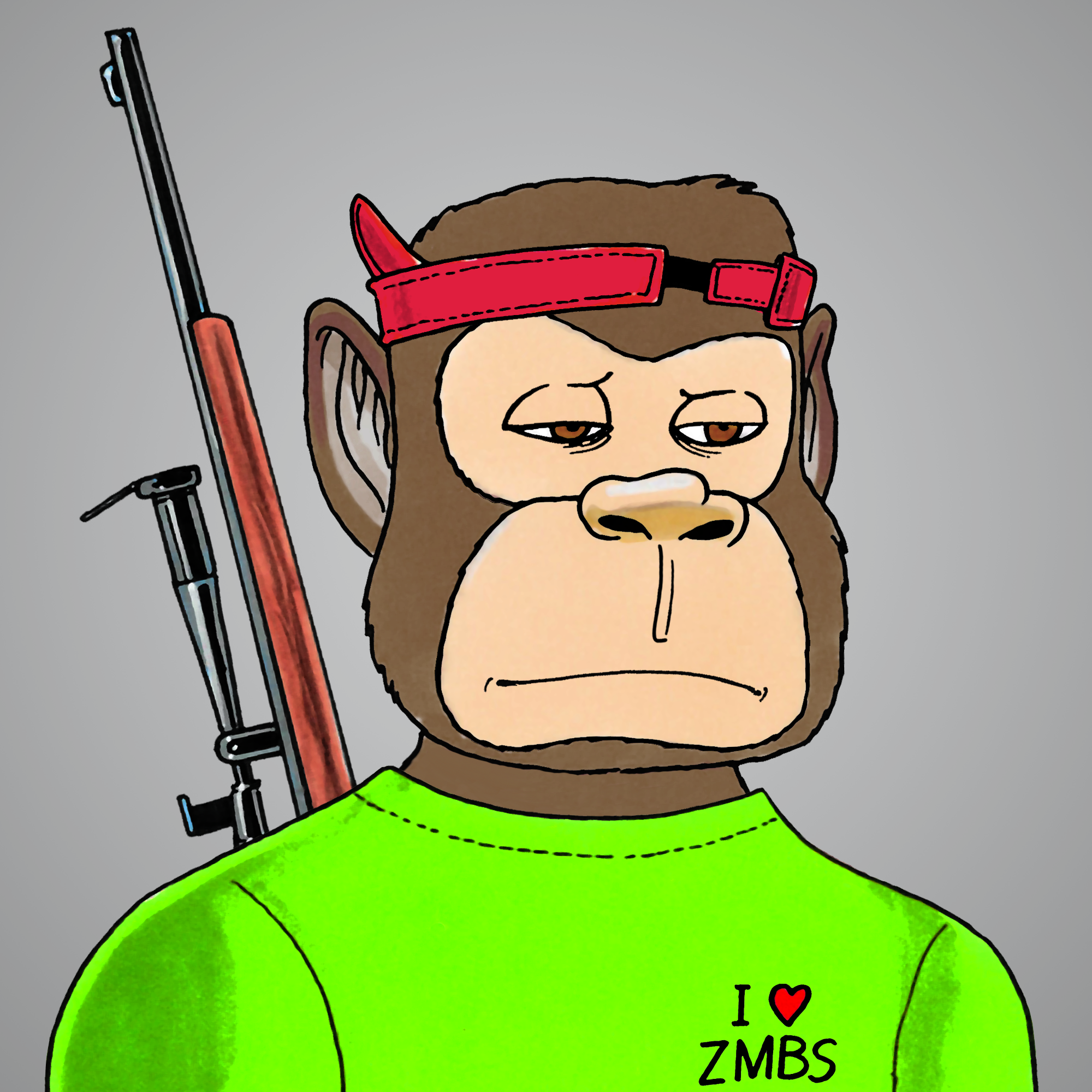 George Trosley - Jungle Freaks - Jungle Freak 7197 - NFT # 7197