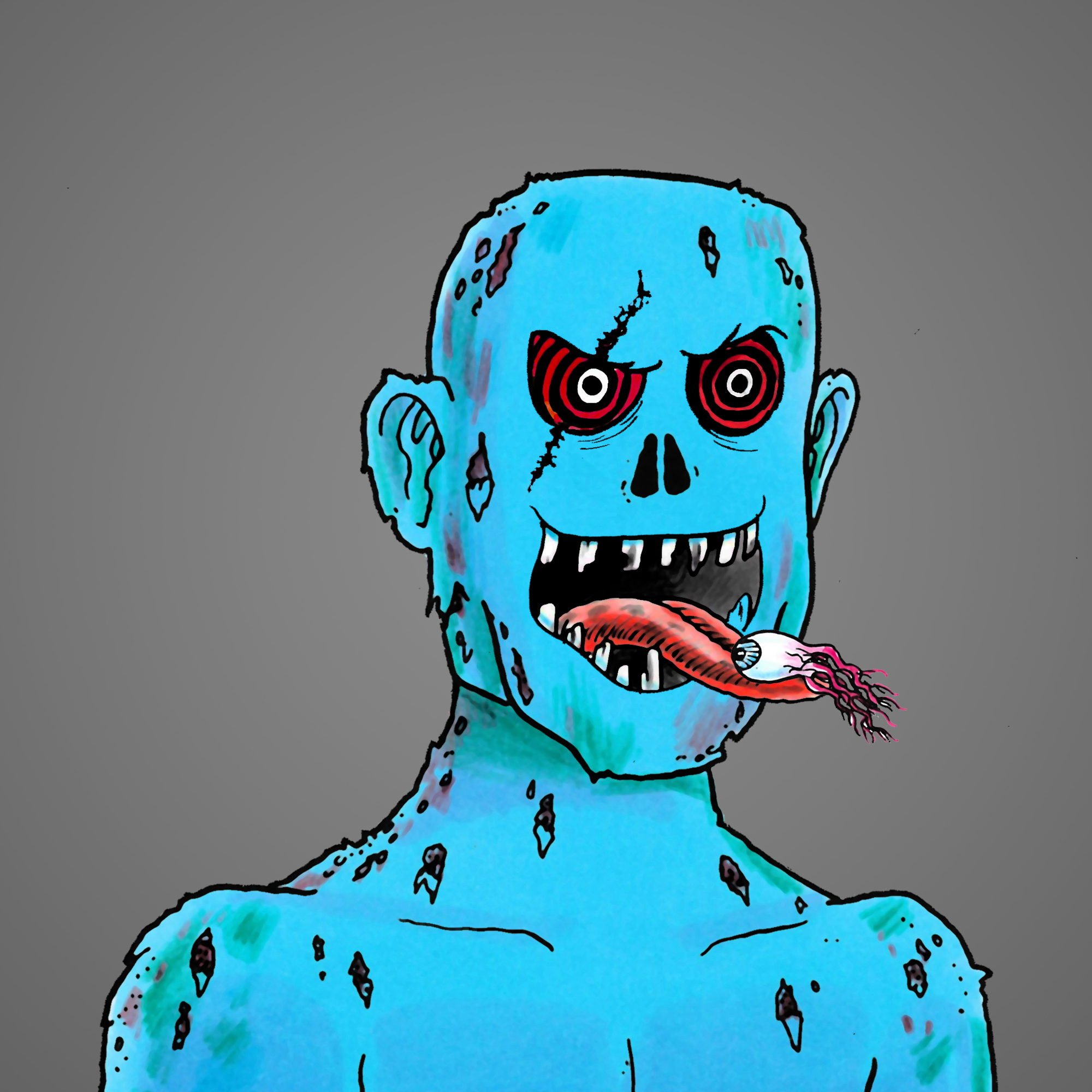 George Trosley - Jungle Freaks - Jungle Freak 7201 - NFT # 7201