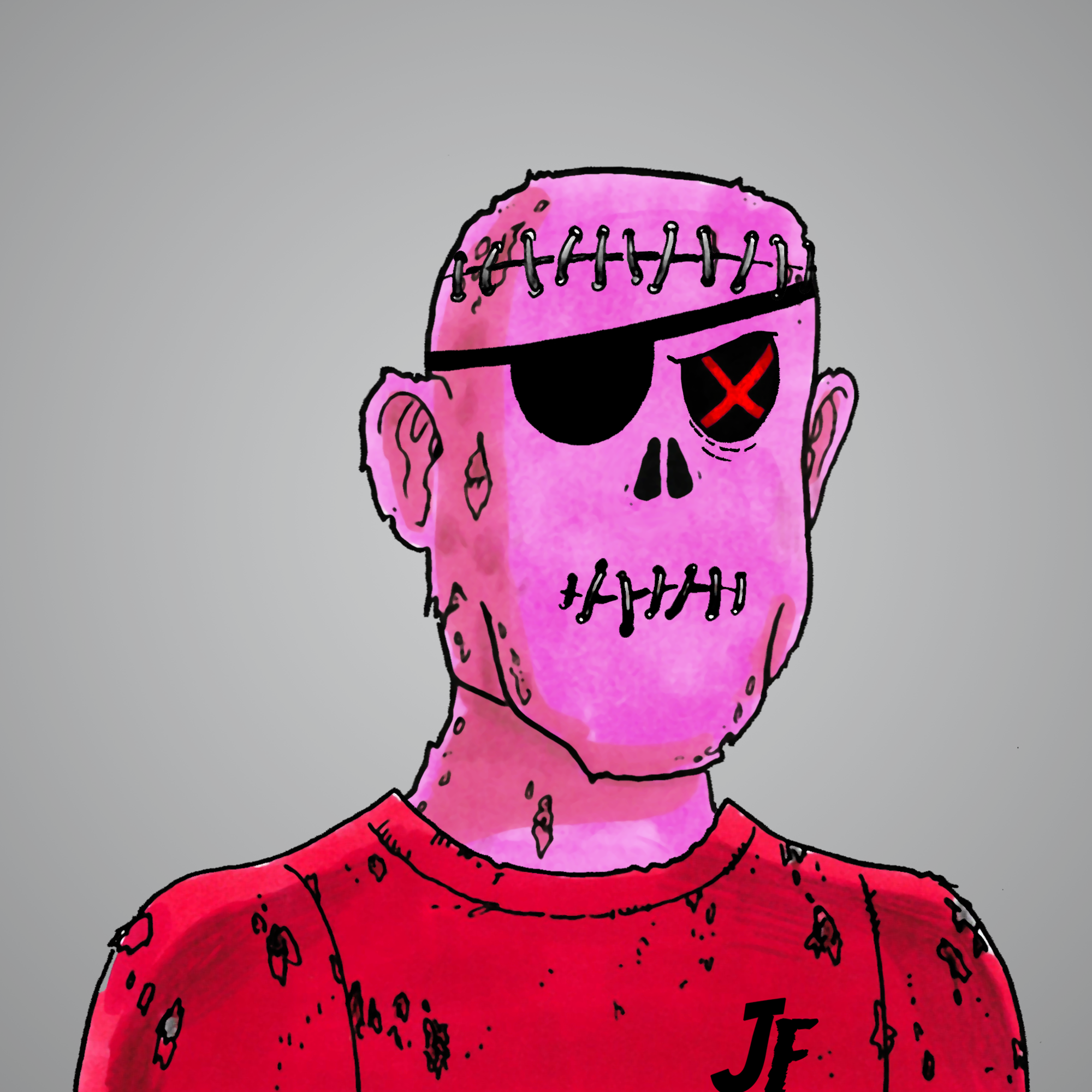 George Trosley - Jungle Freaks - Jungle Freak 7209 - NFT # 7209