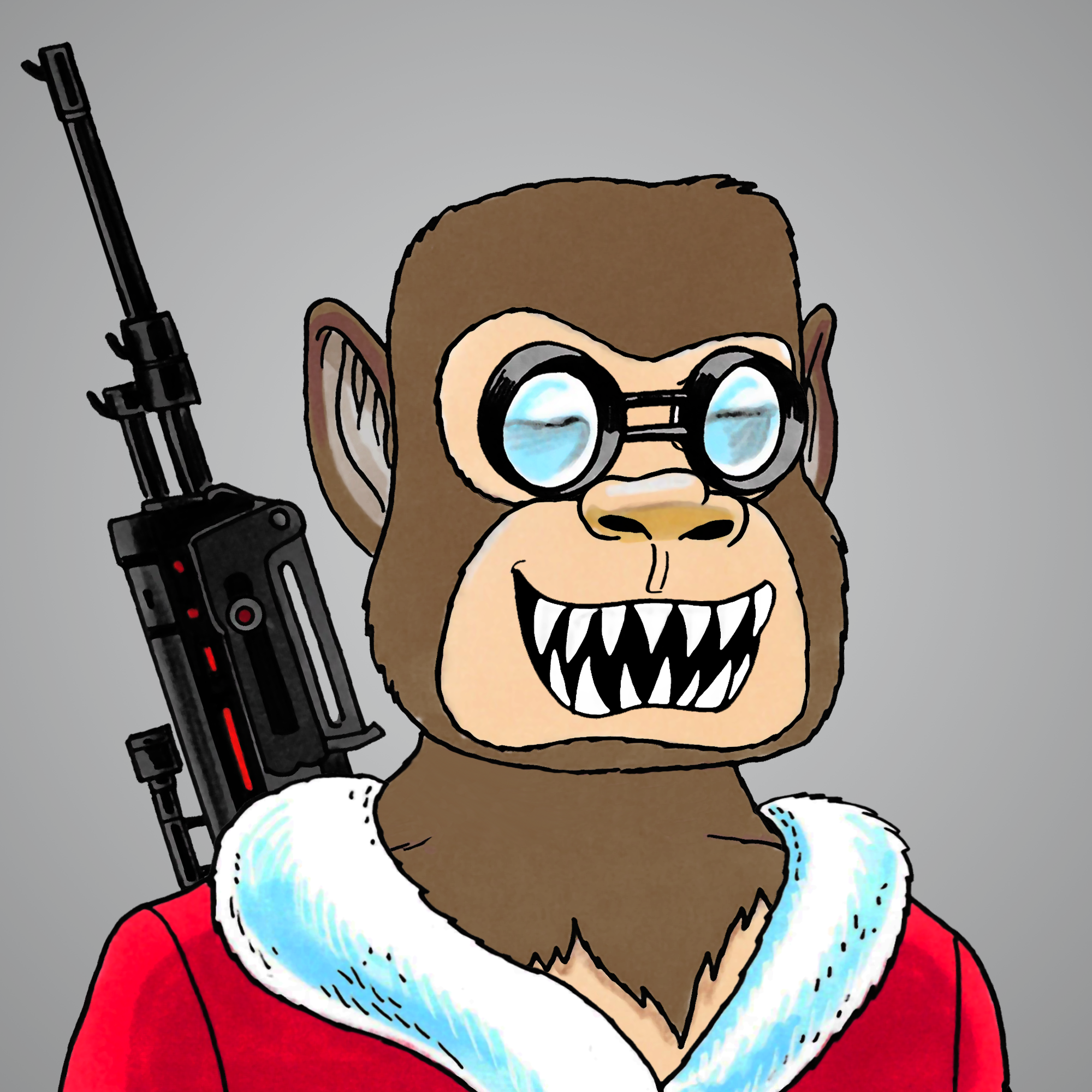 George Trosley - Jungle Freaks - Jungle Freak 722 - NFT # 722