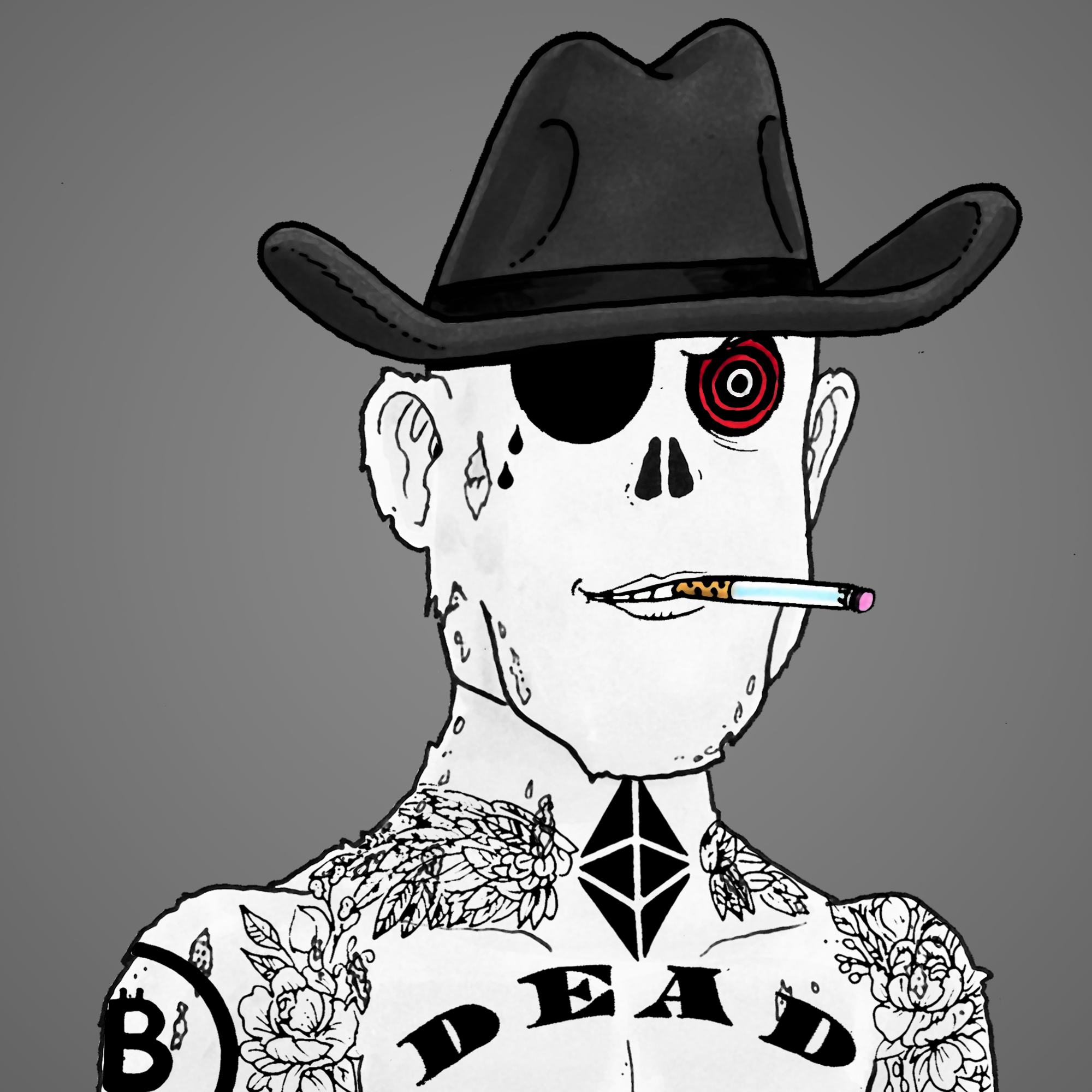 George Trosley - Jungle Freaks - Jungle Freak 7225 - NFT # 7225