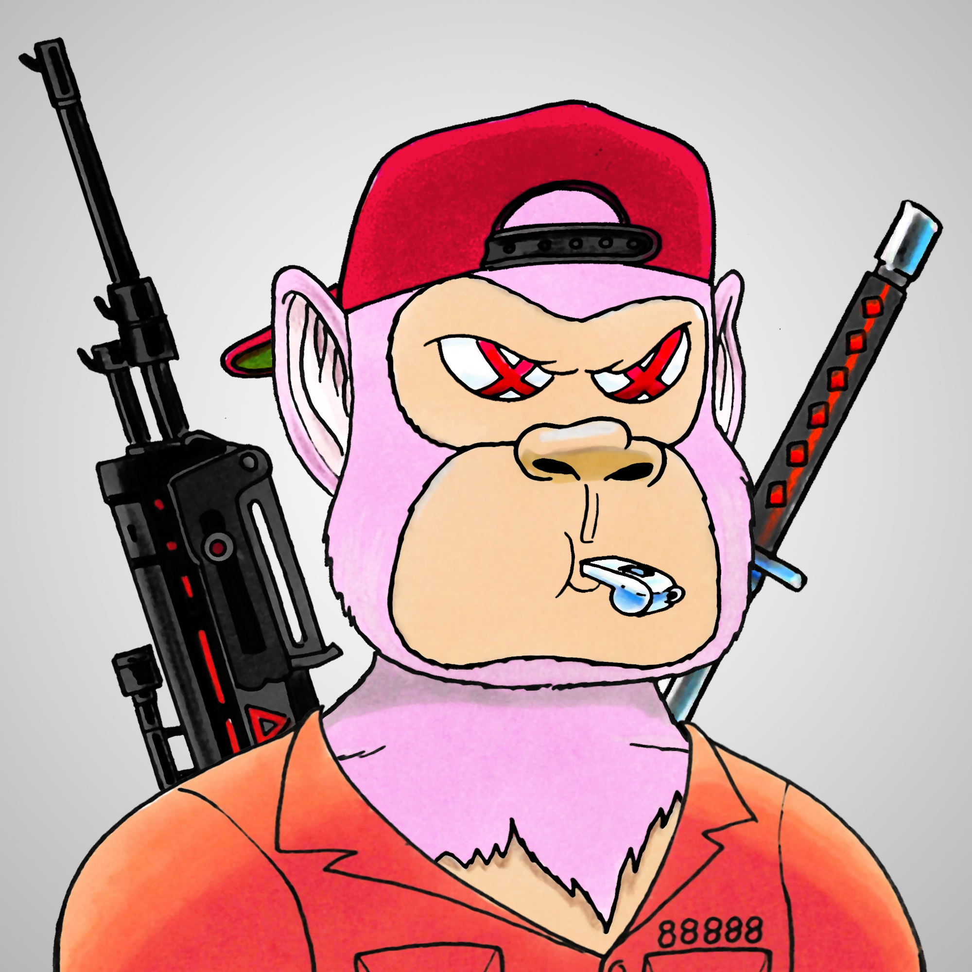 George Trosley - Jungle Freaks - Jungle Freak 7226 - NFT # 7226