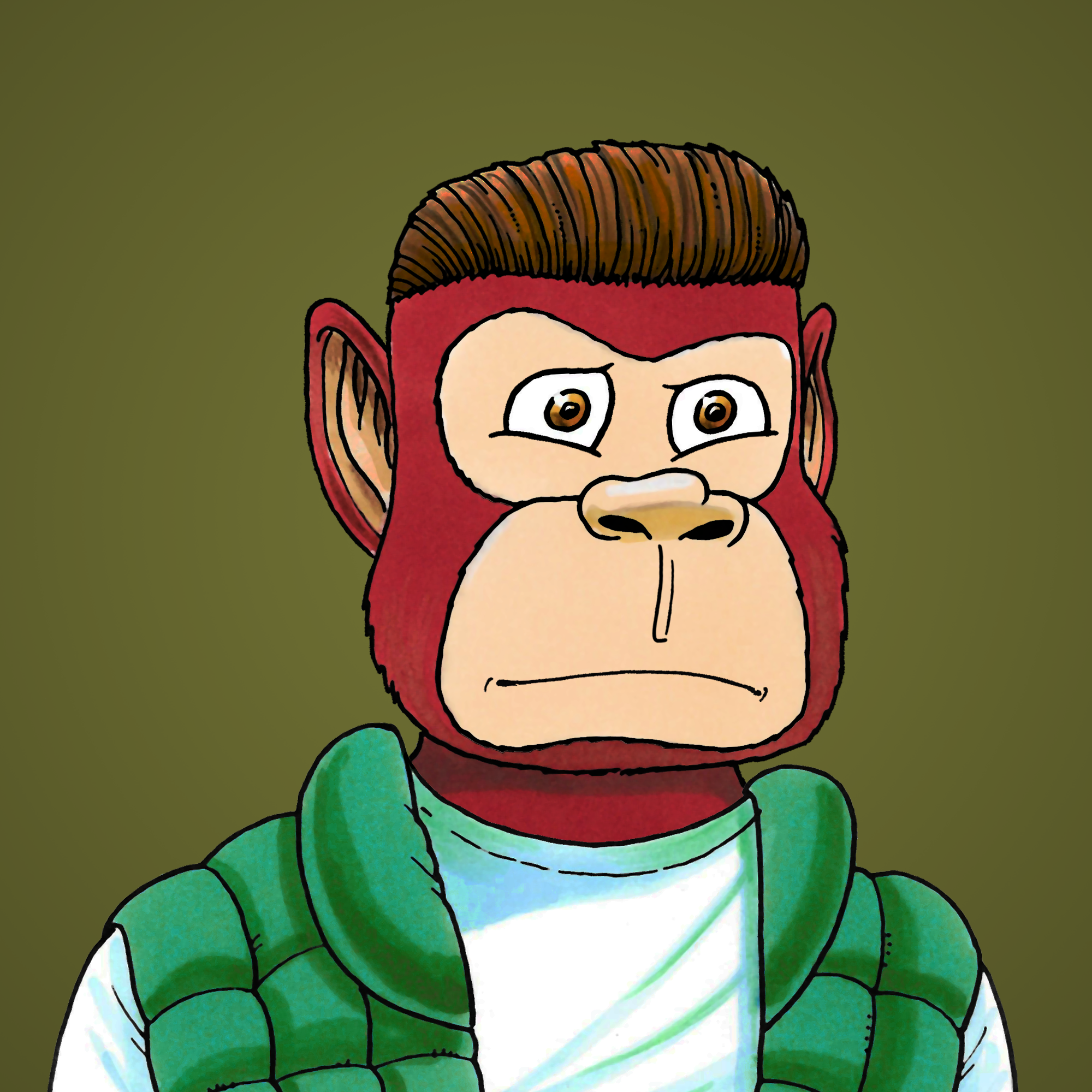 George Trosley - Jungle Freaks - Jungle Freak 7234 - NFT # 7234