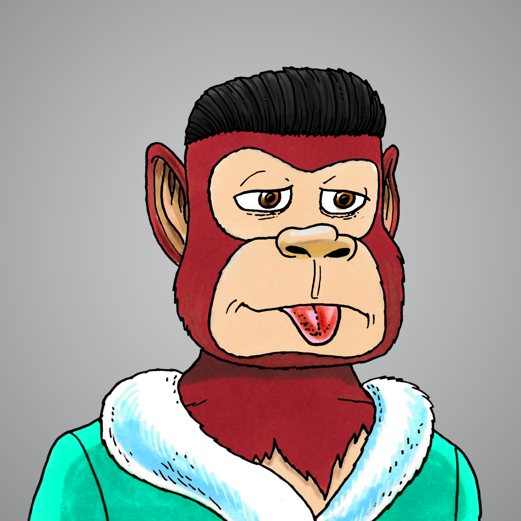 George Trosley - Jungle Freaks - Jungle Freak 7244 - NFT # 7244