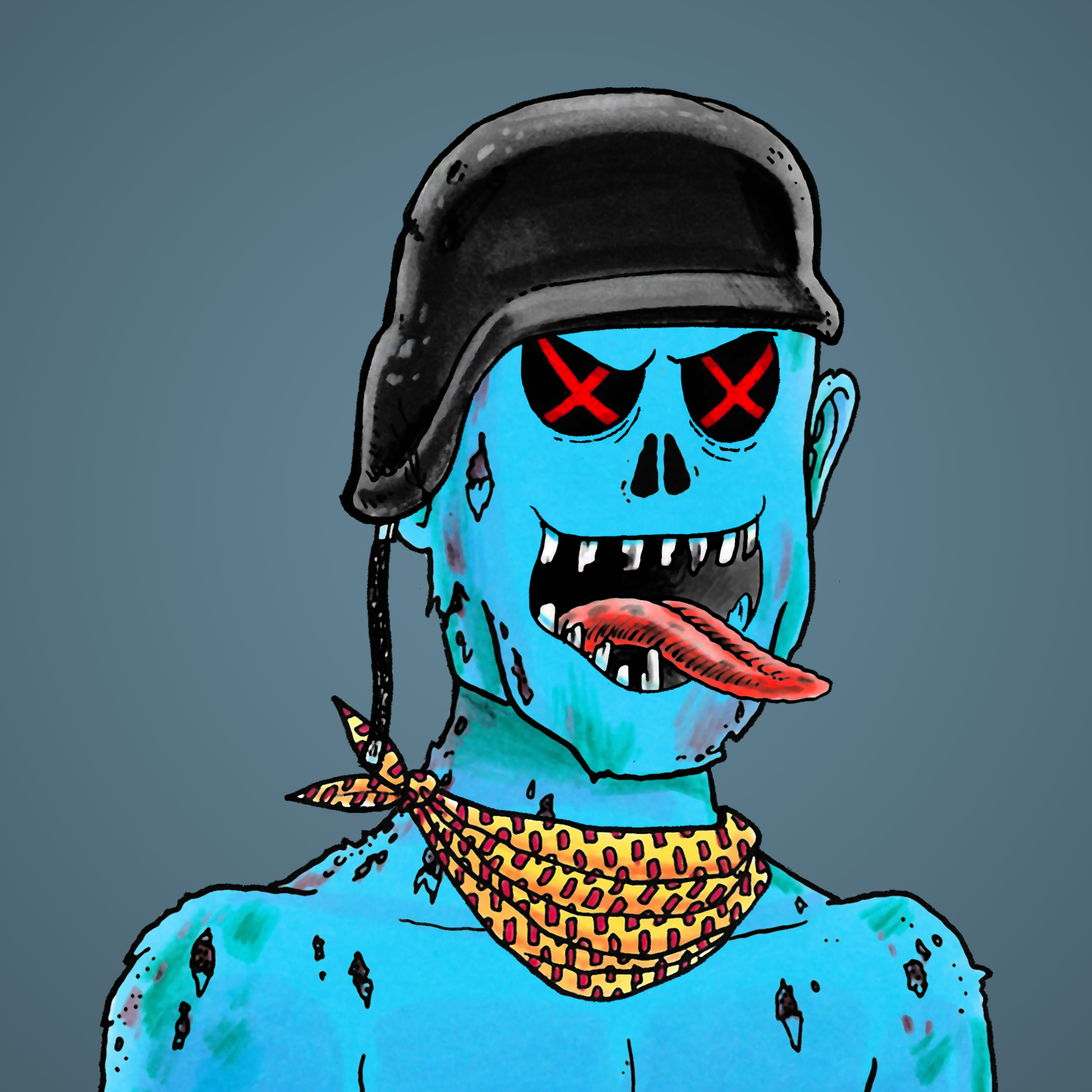 George Trosley - Jungle Freaks - Jungle Freak 7248 - NFT # 7248