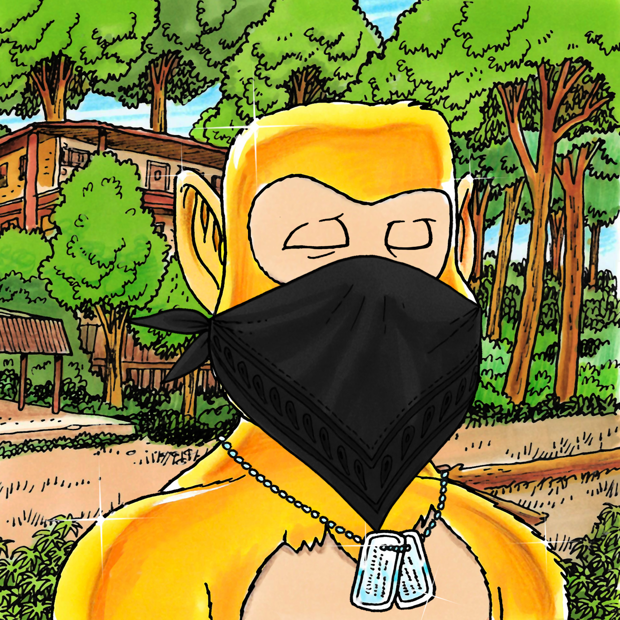 George Trosley - Jungle Freaks - Jungle Freak 7250 - NFT # 7250