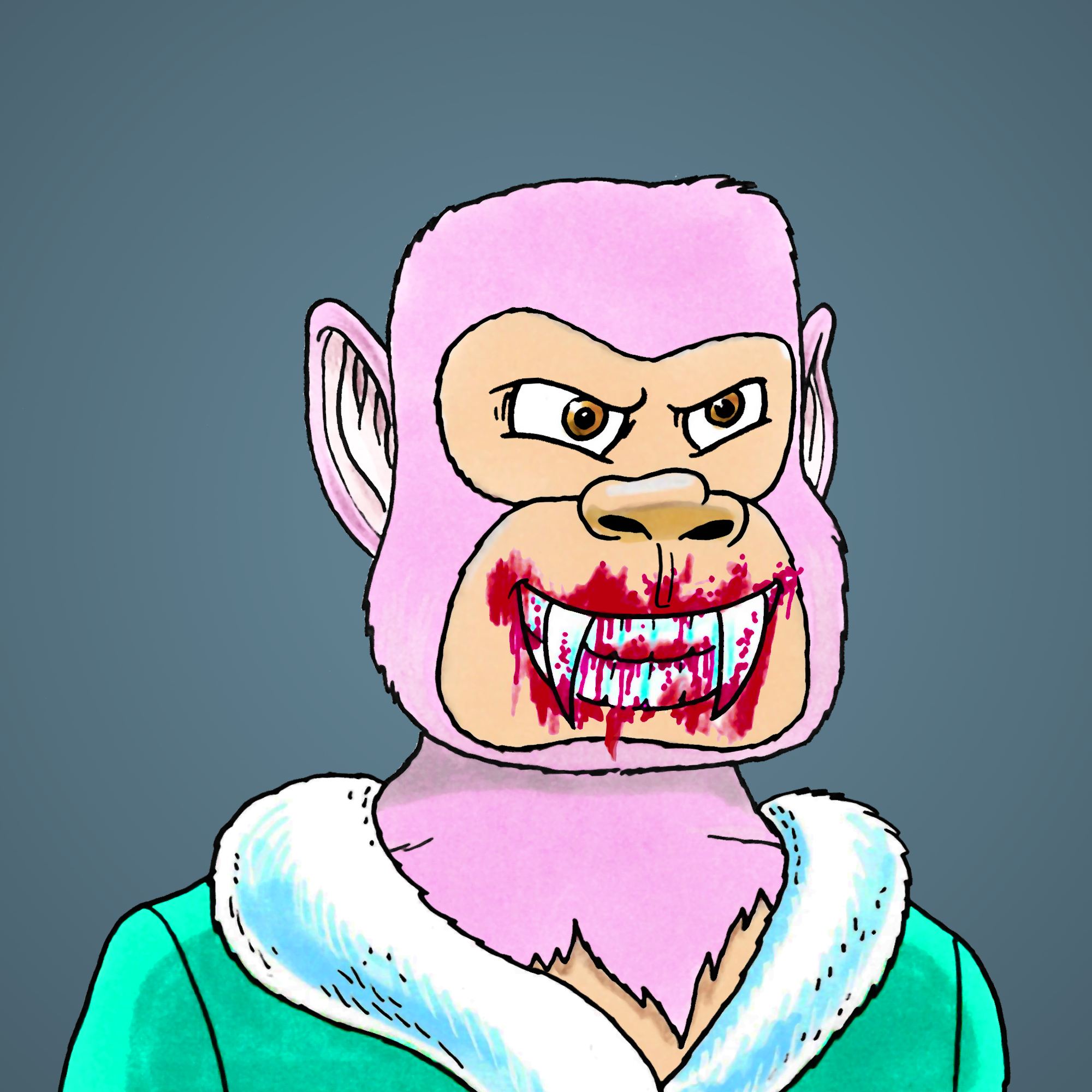 George Trosley - Jungle Freaks - Jungle Freak 7251 - NFT # 7251