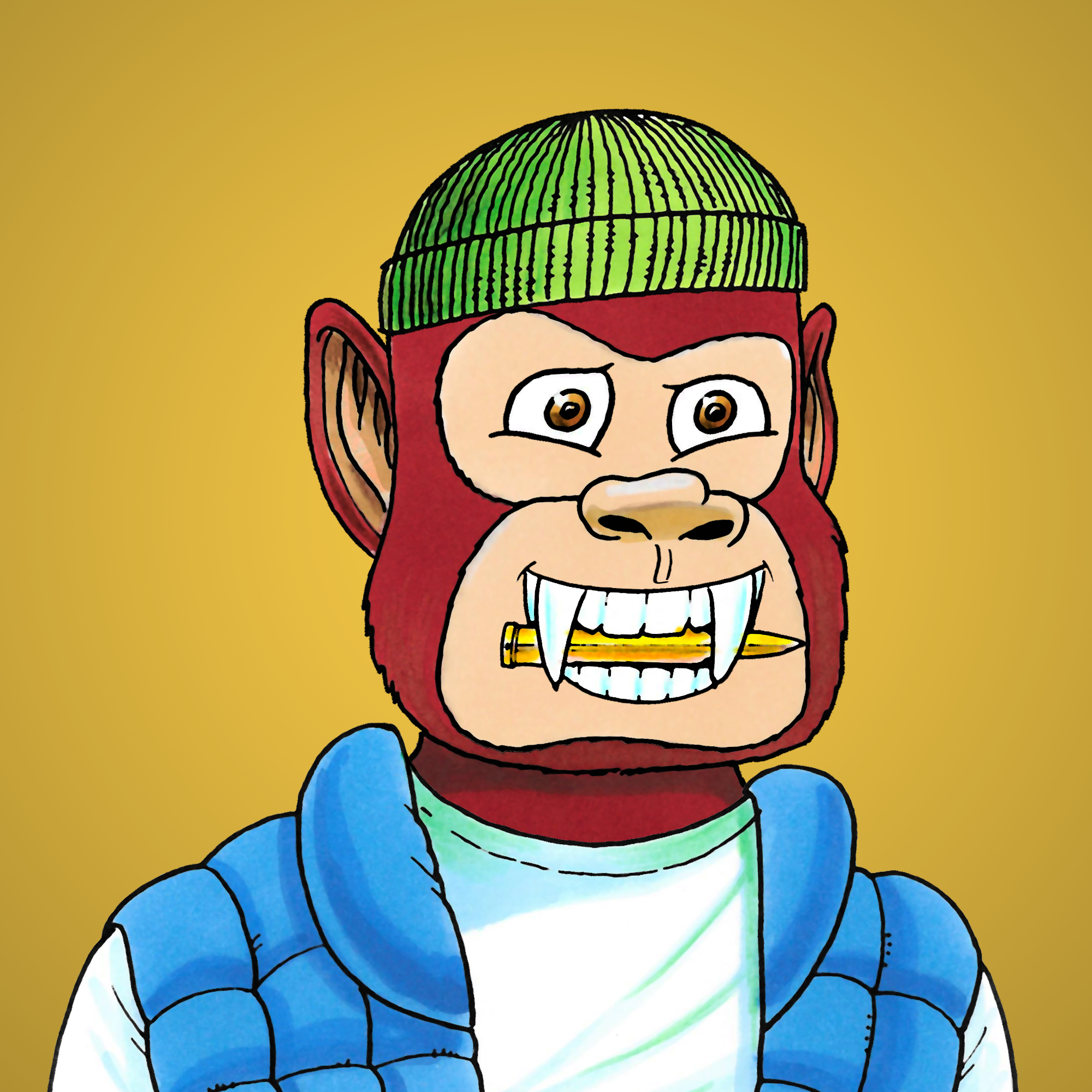 George Trosley - Jungle Freaks - Jungle Freak 7257 - NFT # 7257