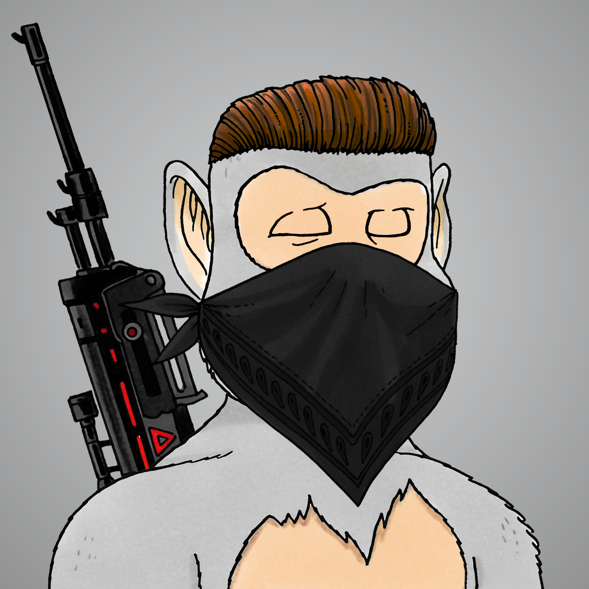 George Trosley - Jungle Freaks - Jungle Freak 7265 - NFT # 7265