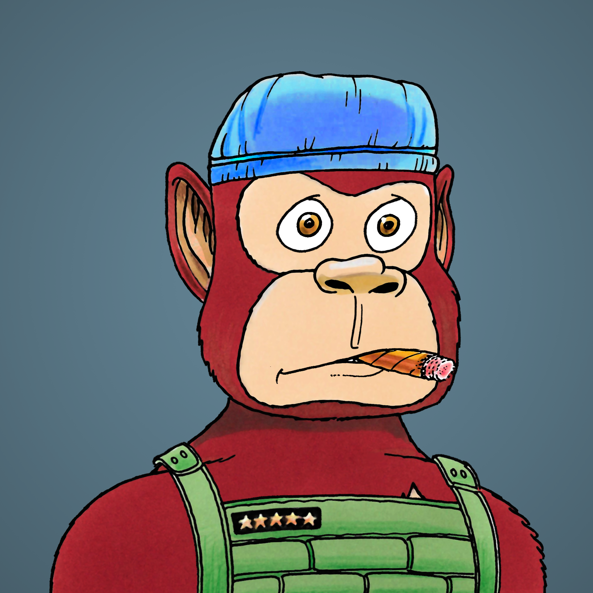 George Trosley - Jungle Freaks - Jungle Freak 7268 - NFT # 7268