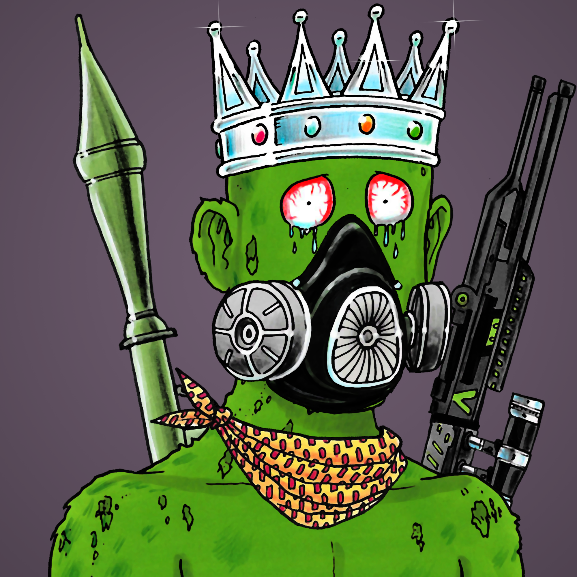 George Trosley - Jungle Freaks - Jungle Freak 727 - NFT # 727