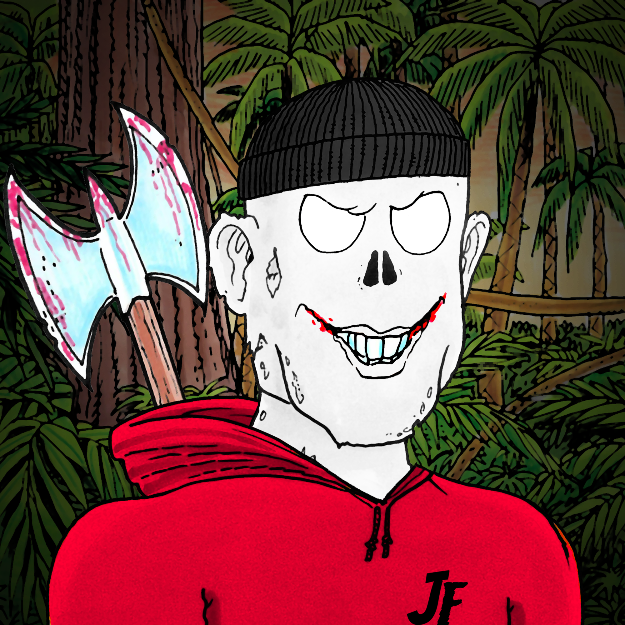 George Trosley - Jungle Freaks - Jungle Freak 7275 - NFT # 7275