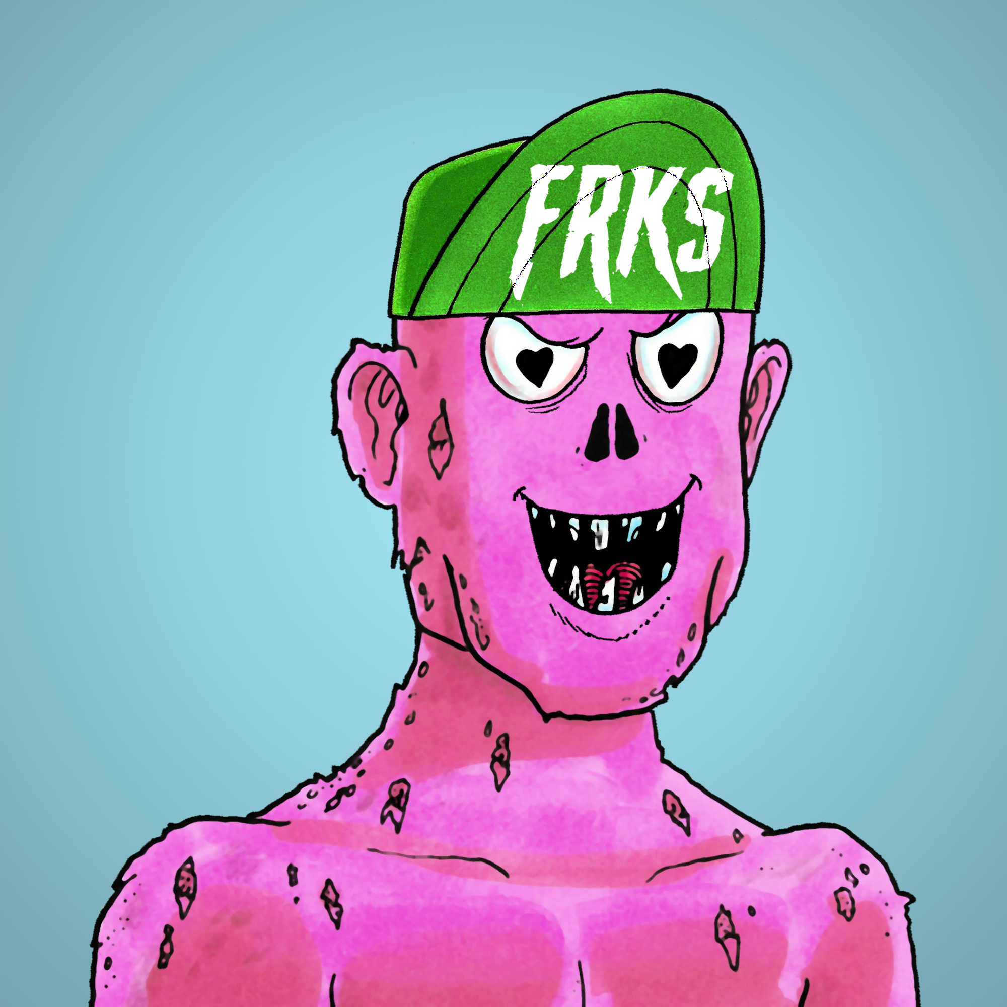 George Trosley - Jungle Freaks - Jungle Freak 7279 - NFT # 7279