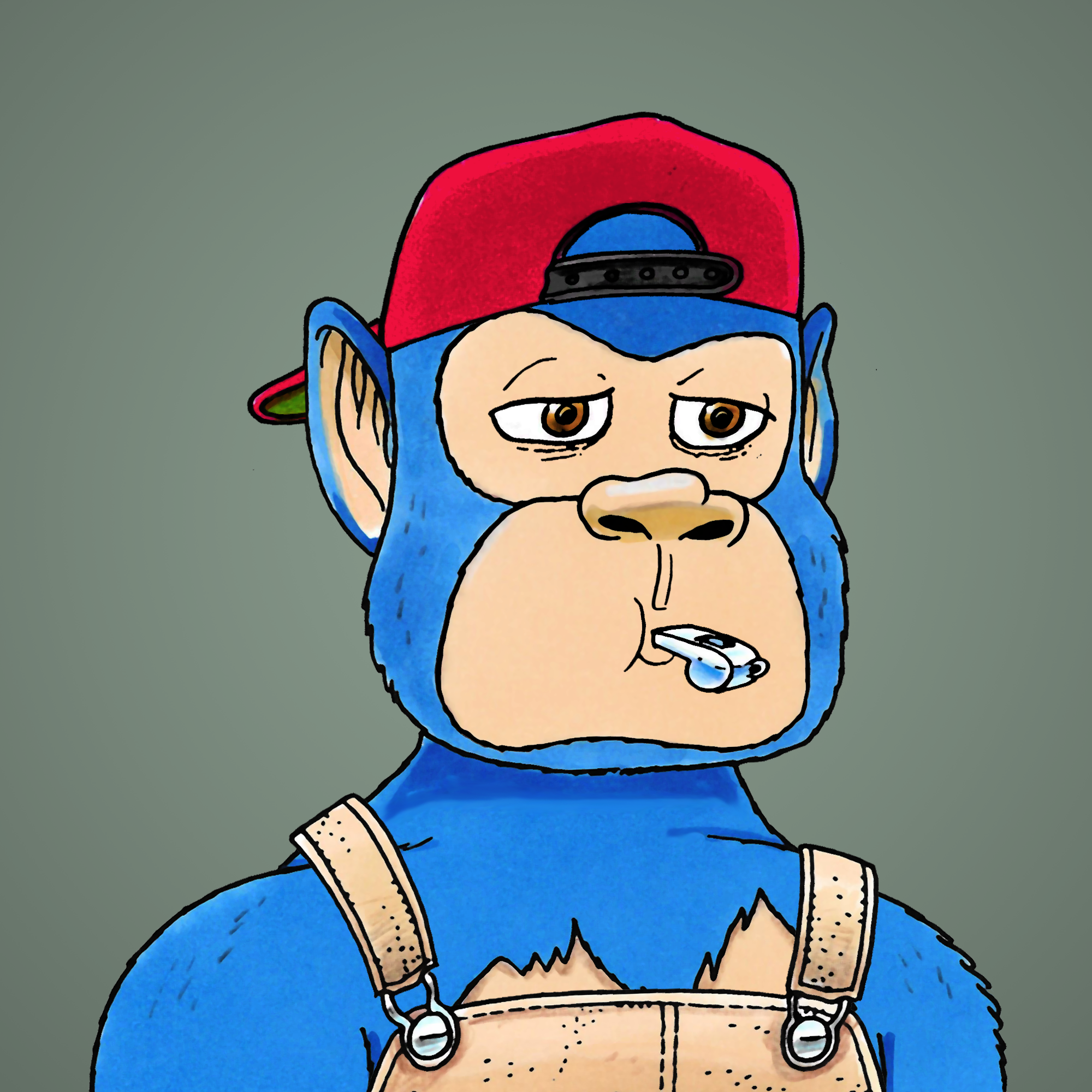 George Trosley - Jungle Freaks - Jungle Freak 7282 - NFT # 7282