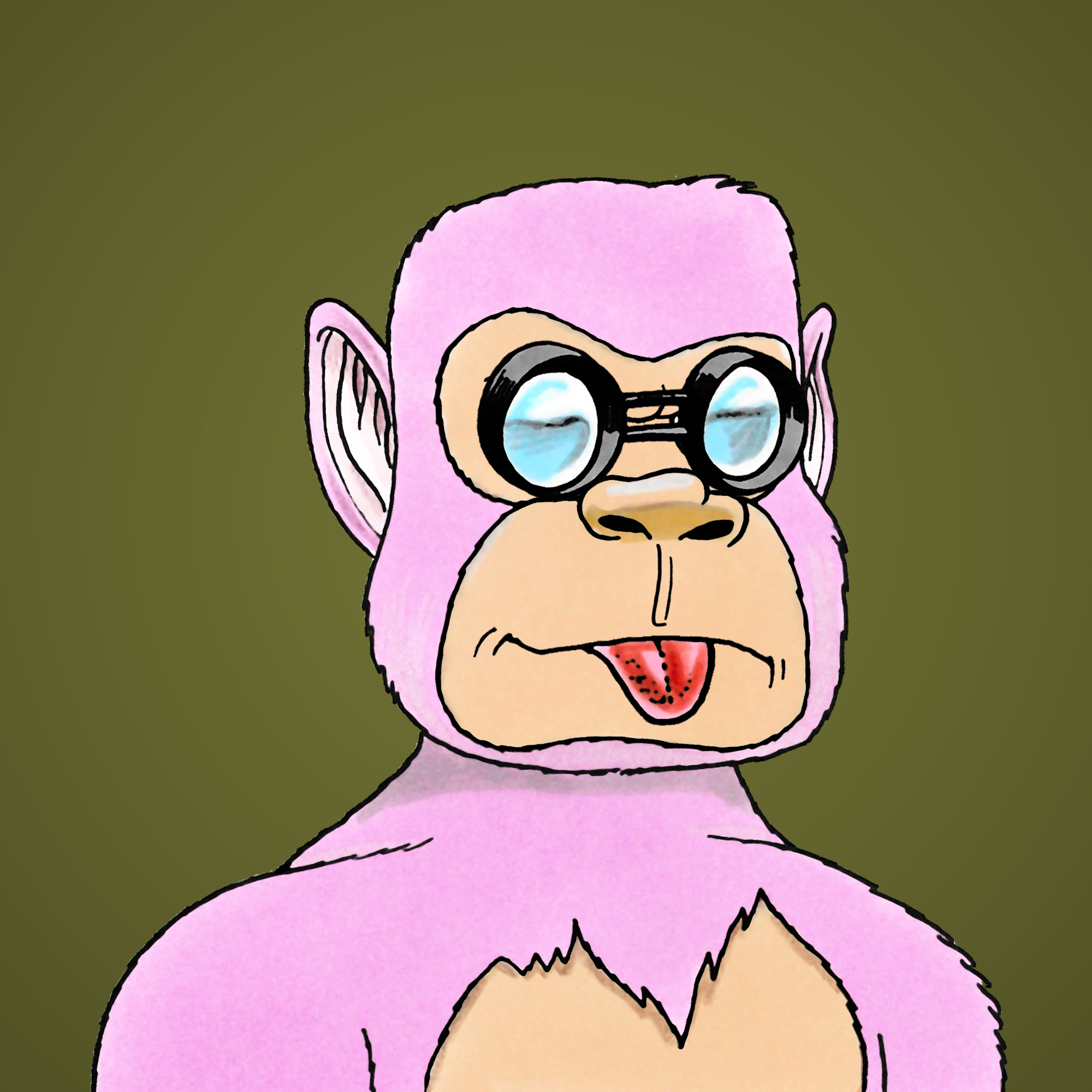 George Trosley - Jungle Freaks - Jungle Freak 7283 - NFT # 7283